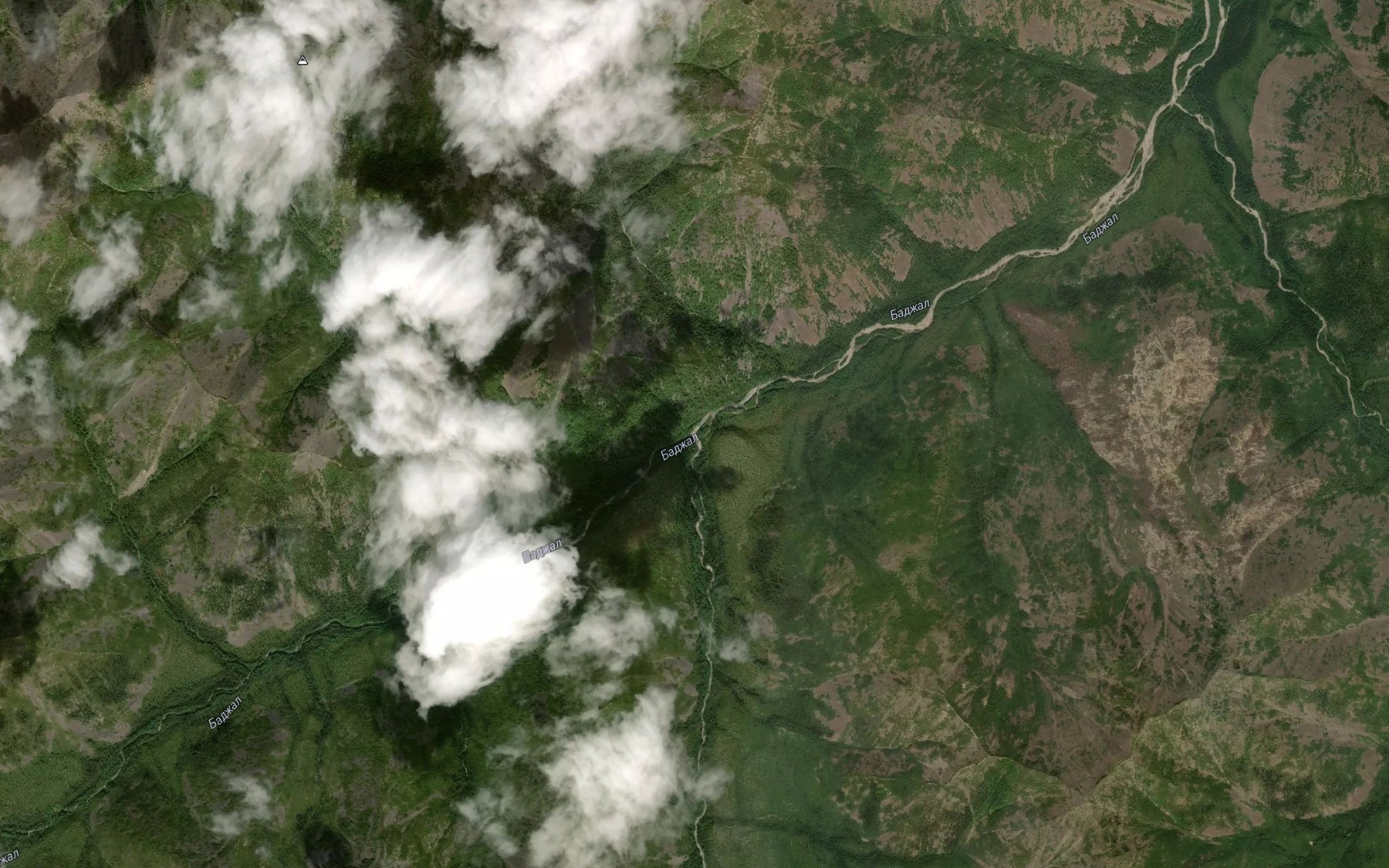 Satellite map of the Severnyy