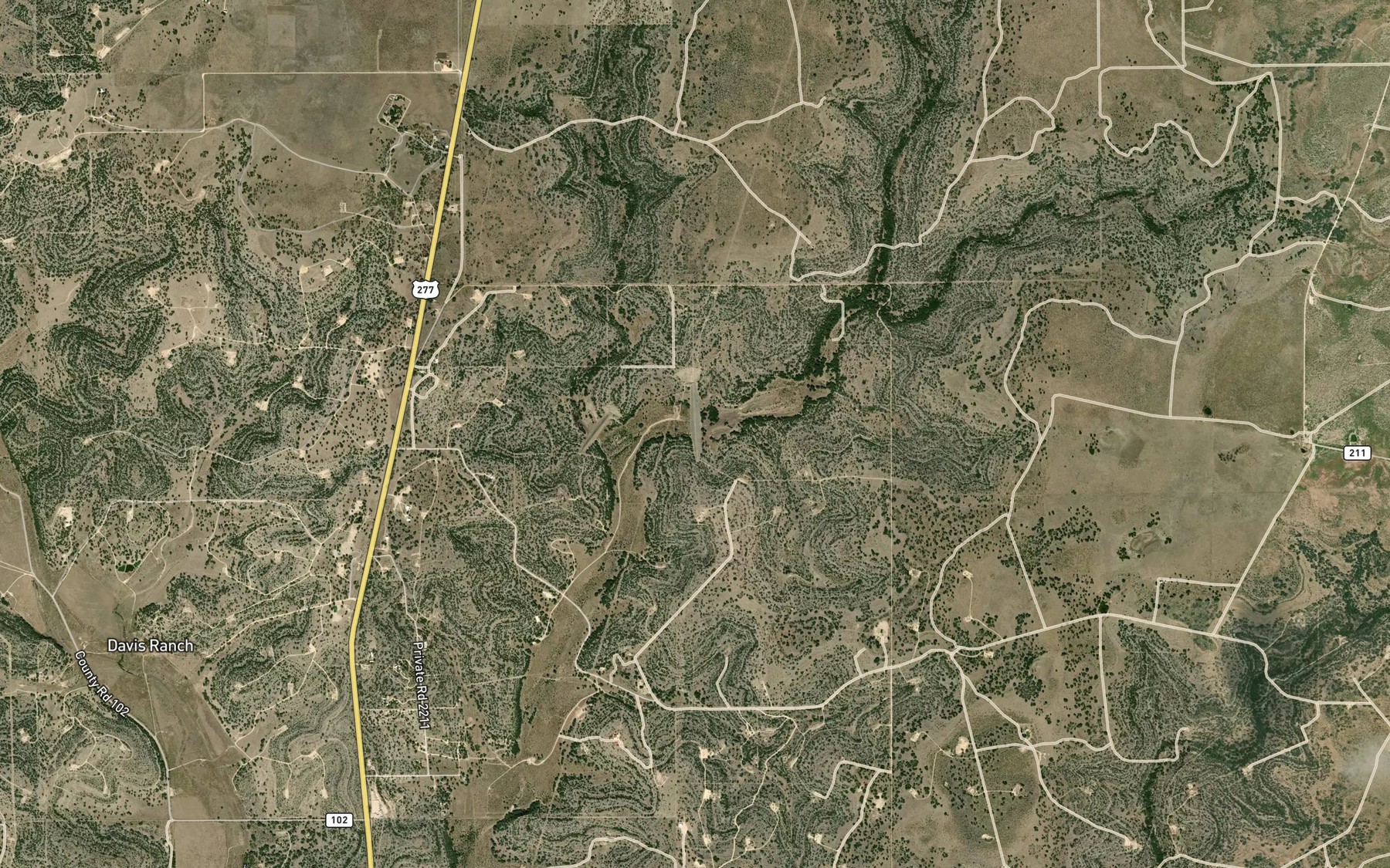 Satellite map of the Site Number Five