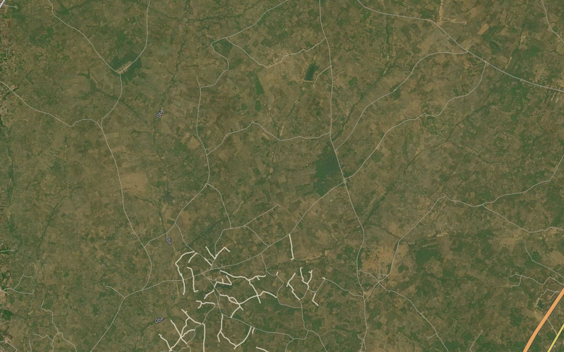 Satellite map of the River Are-Ata