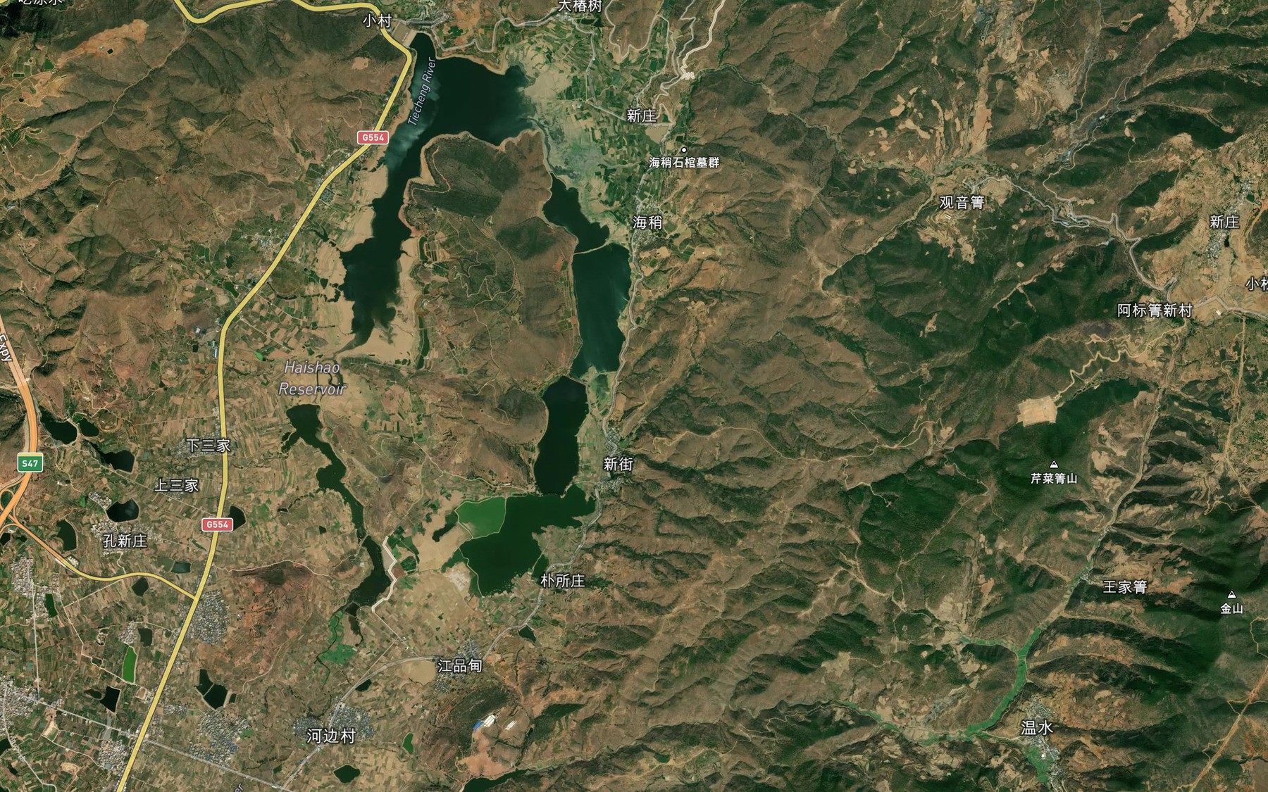 Satellite map of the Haishao Shuiku