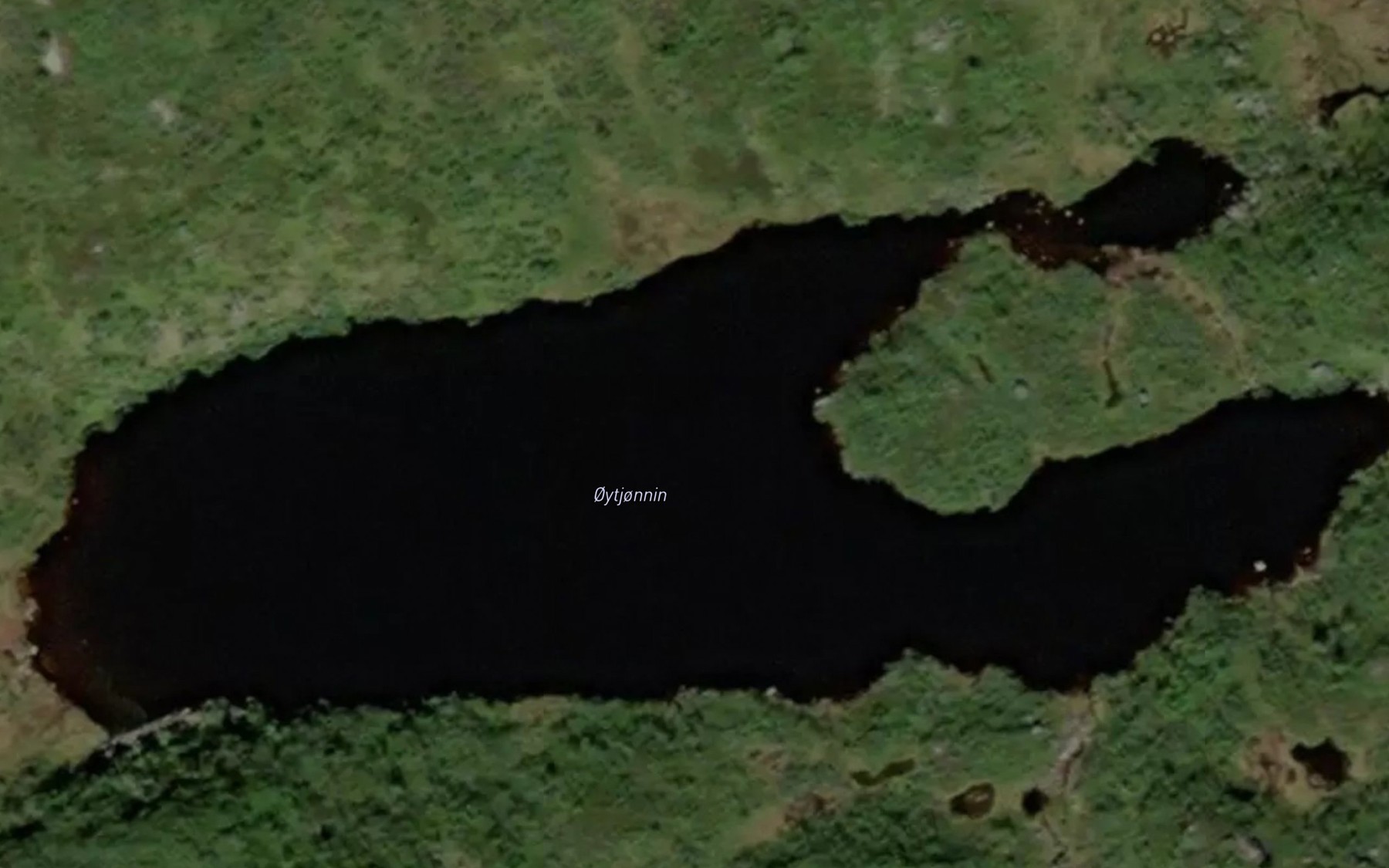 Satellite map of the Oytjonnin