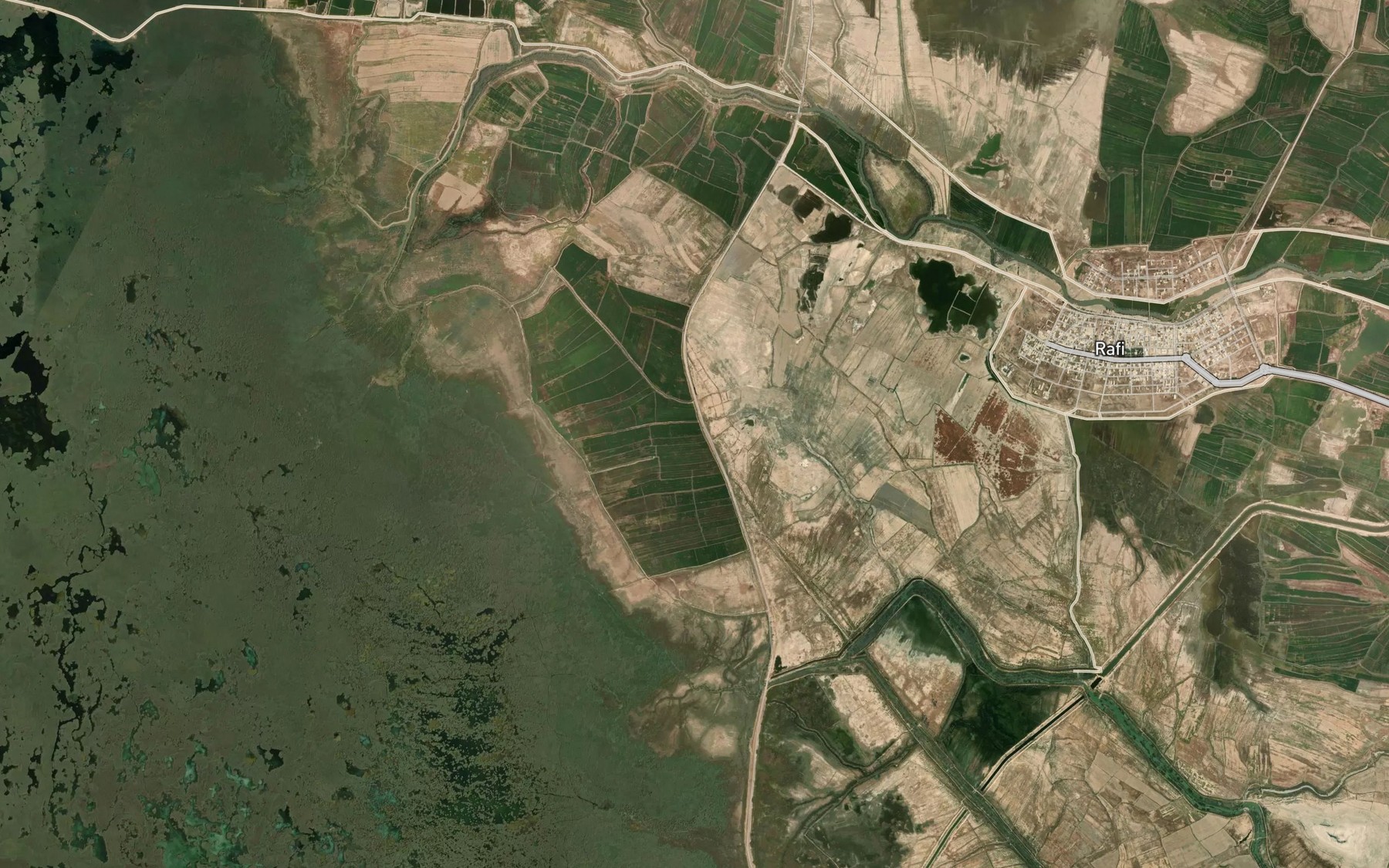 Satellite map of the Rudkhaneh-ye Karkheh Nur