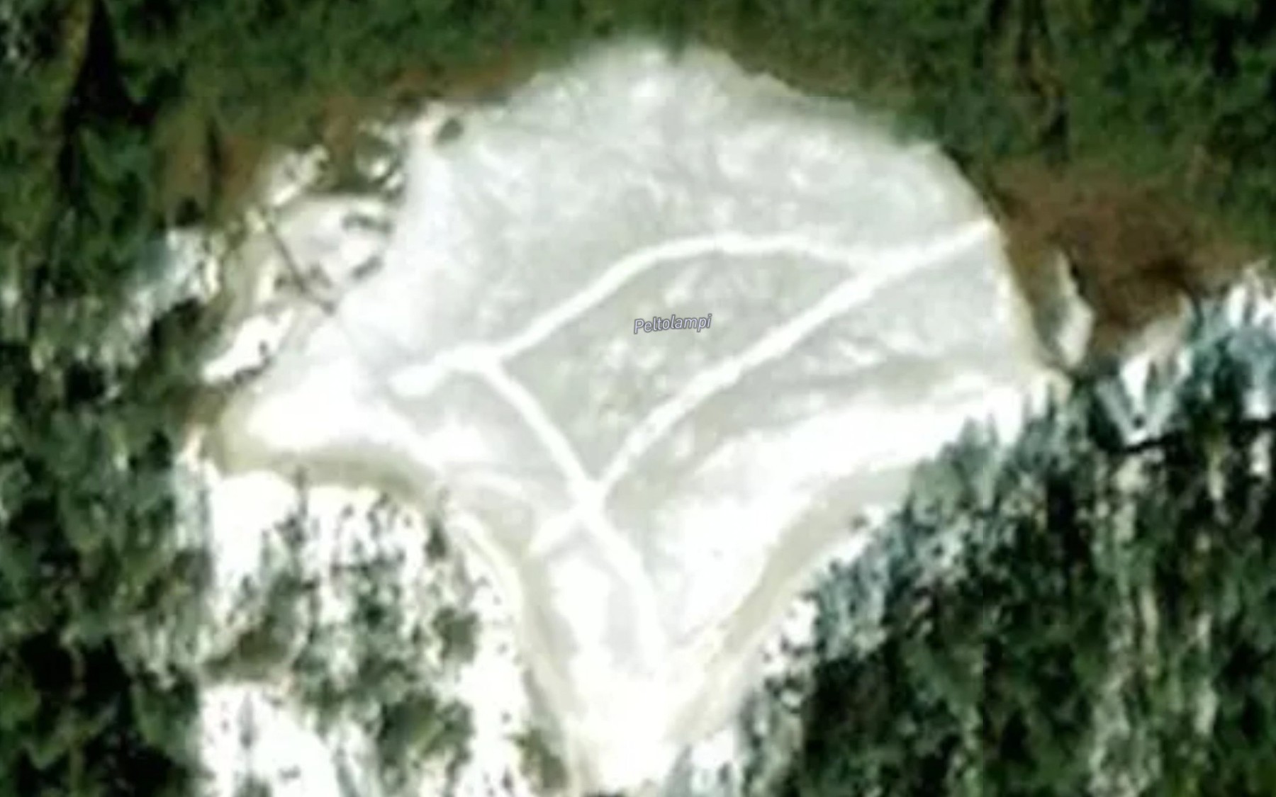 Satellite map of the Peltolampi