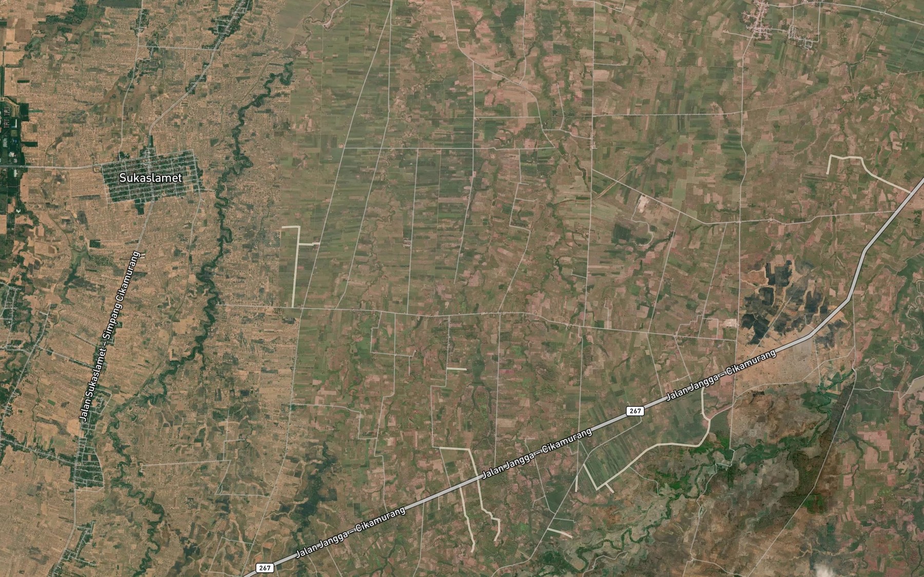 Satellite map of the Ci Cangkring