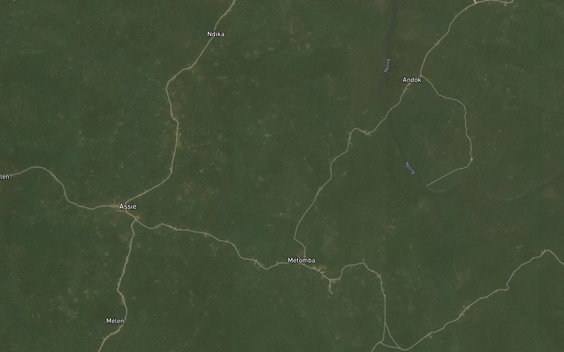 Satellite map of the Kama