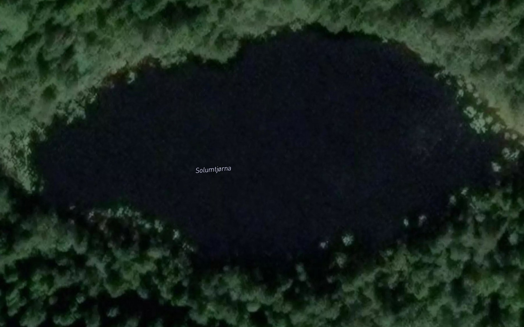 Satellite map of the Solumtjorna