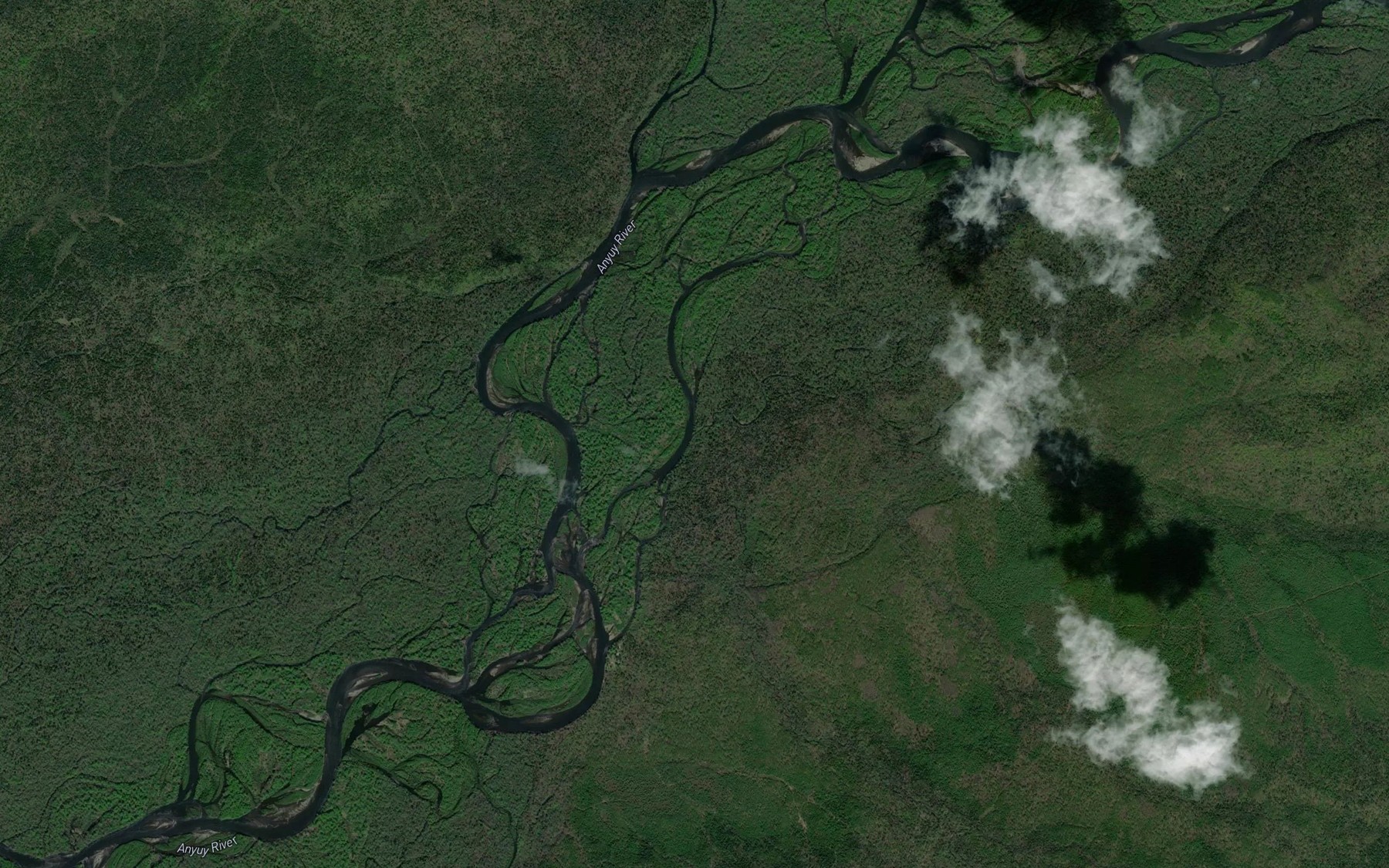 Satellite map of the Protoka Kholi