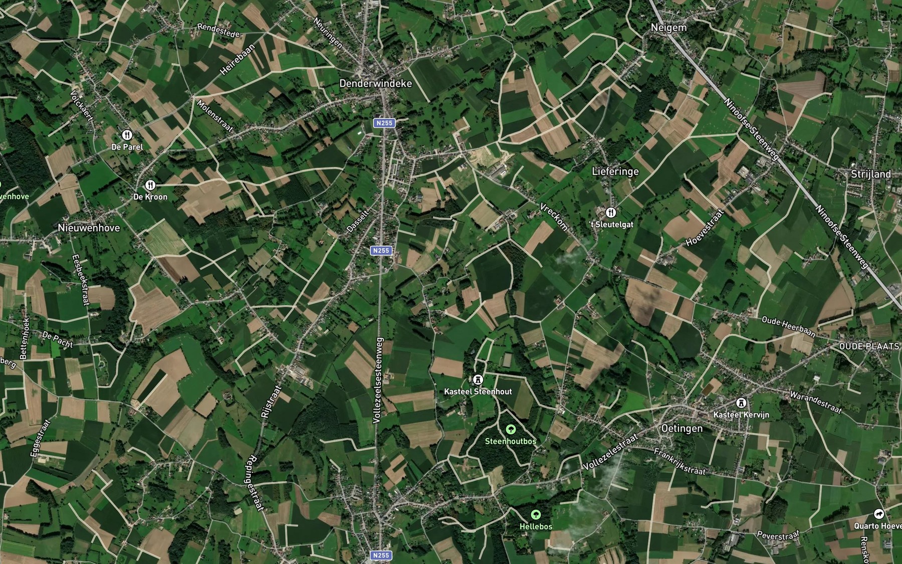 Satellite map of the Vlaanderbeek