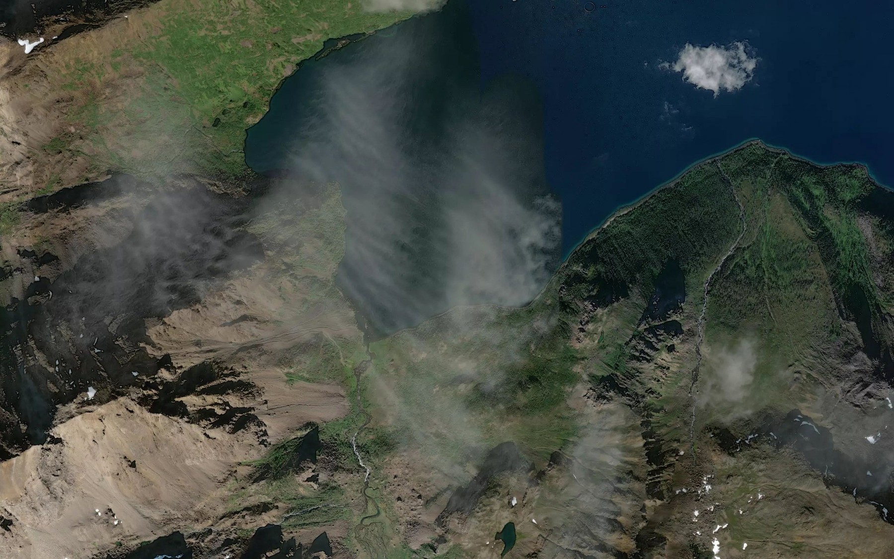 Satellite map of the Storbukta