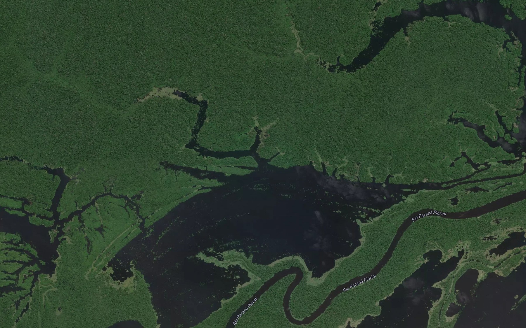 Satellite map of the Igarape-Acu