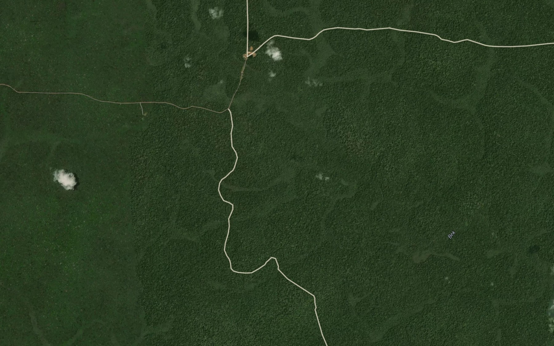 Satellite map of the Makoko