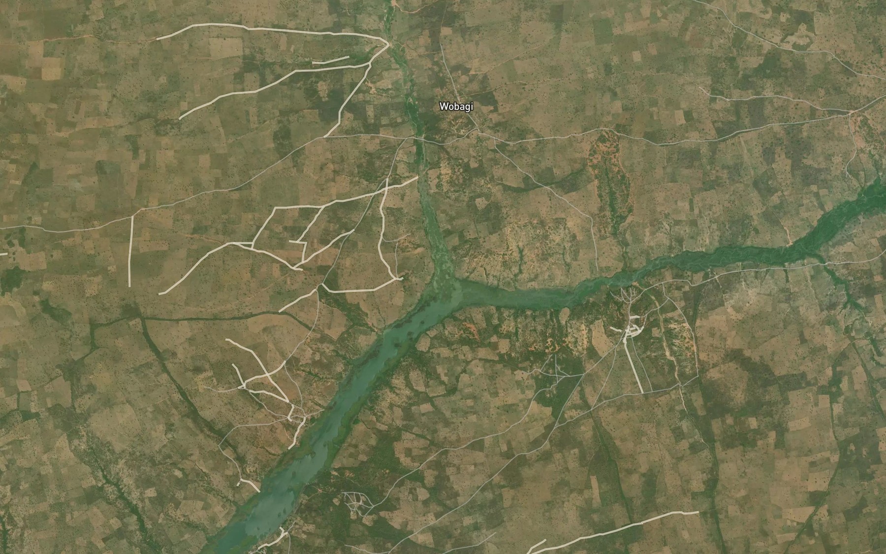 Satellite map of the RiverTiya