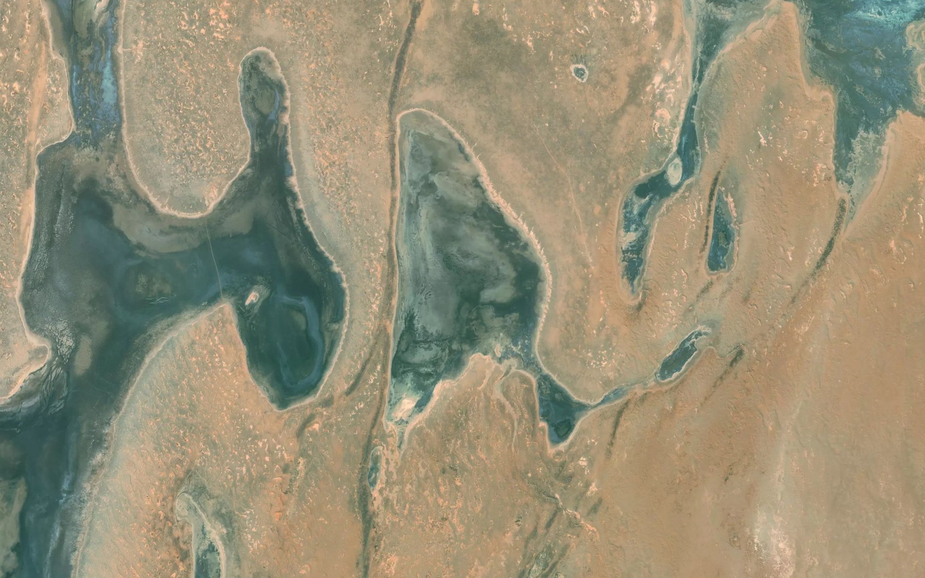 Satellite map of the Lake Francis