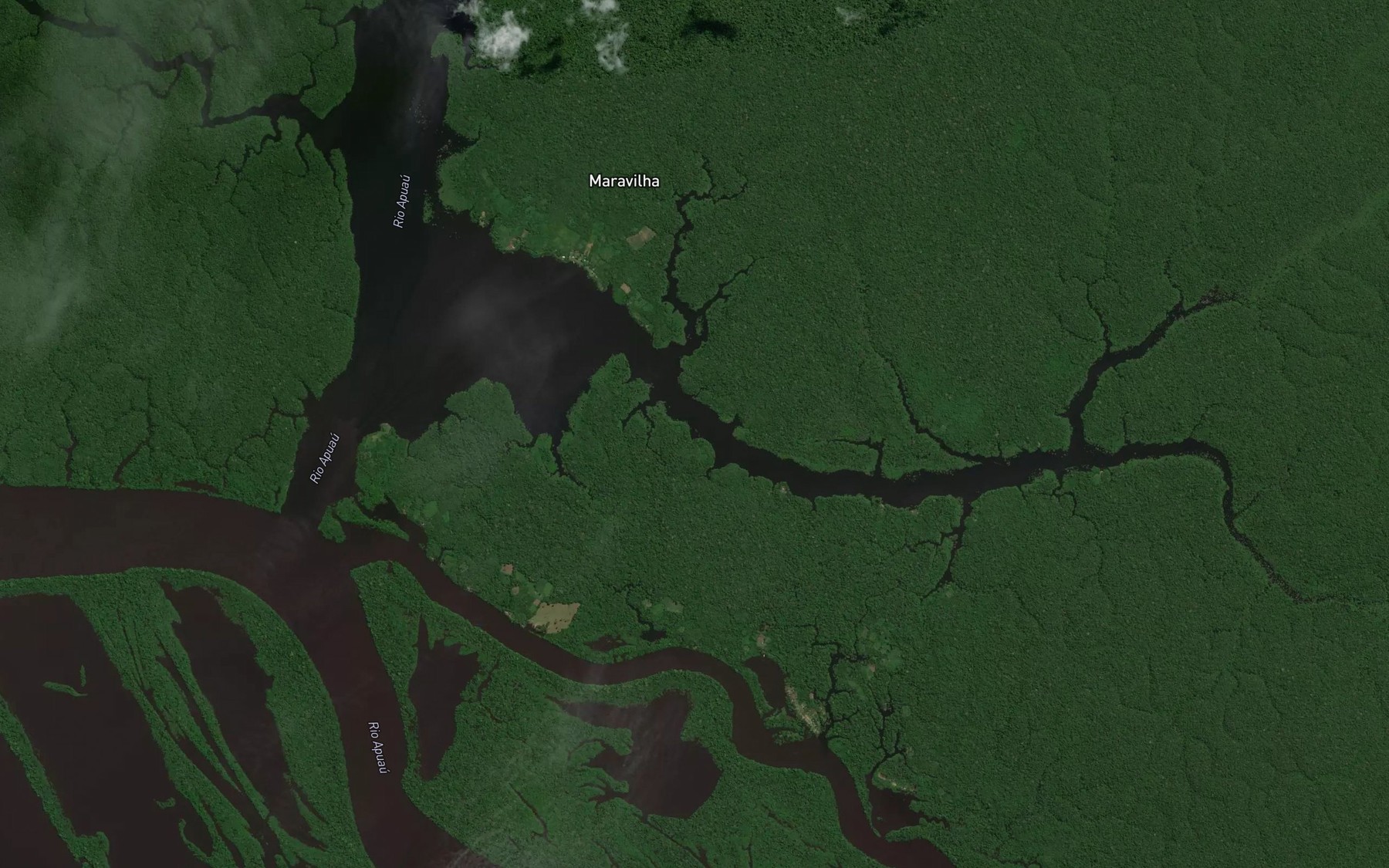 Satellite map of the Igarape do Trovao