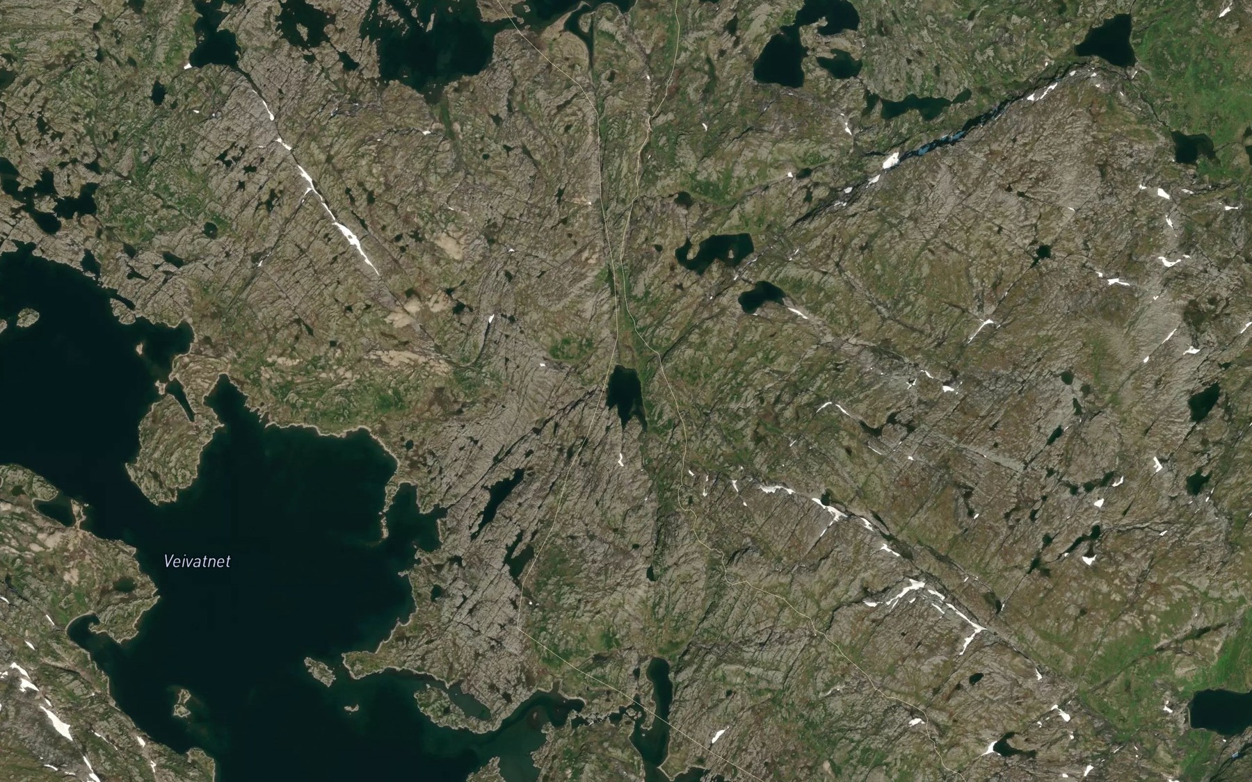 Satellite map of the Batadalstjorni