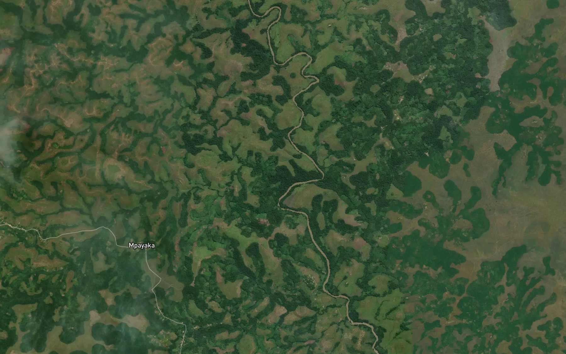 Satellite map of the Goulounkoutou
