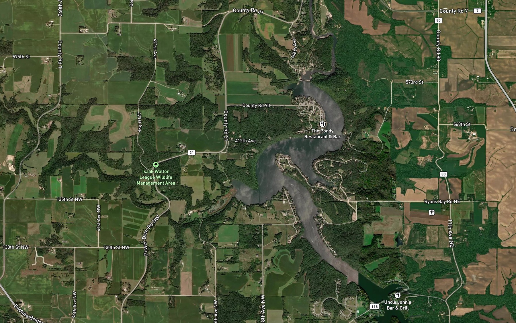 Satellite map of the Spot 3