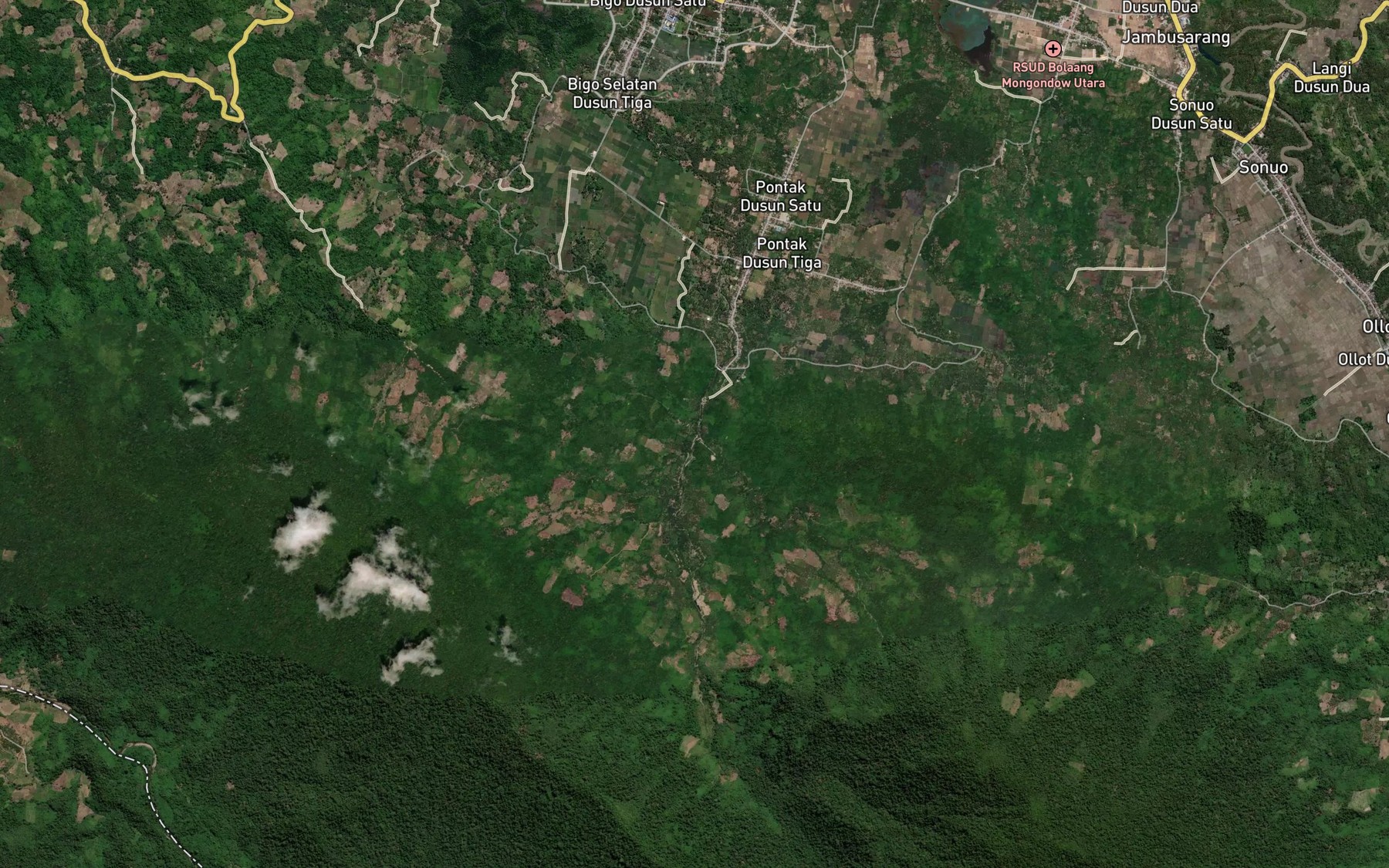 Satellite map of the Onggagu Igit