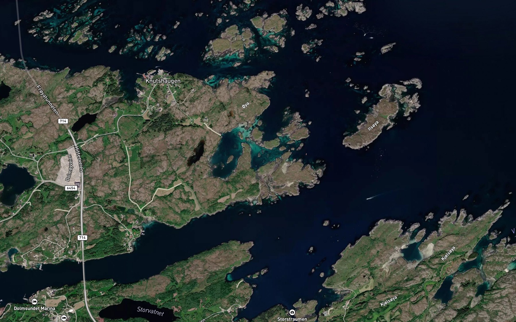 Satellite map of the Hamna
