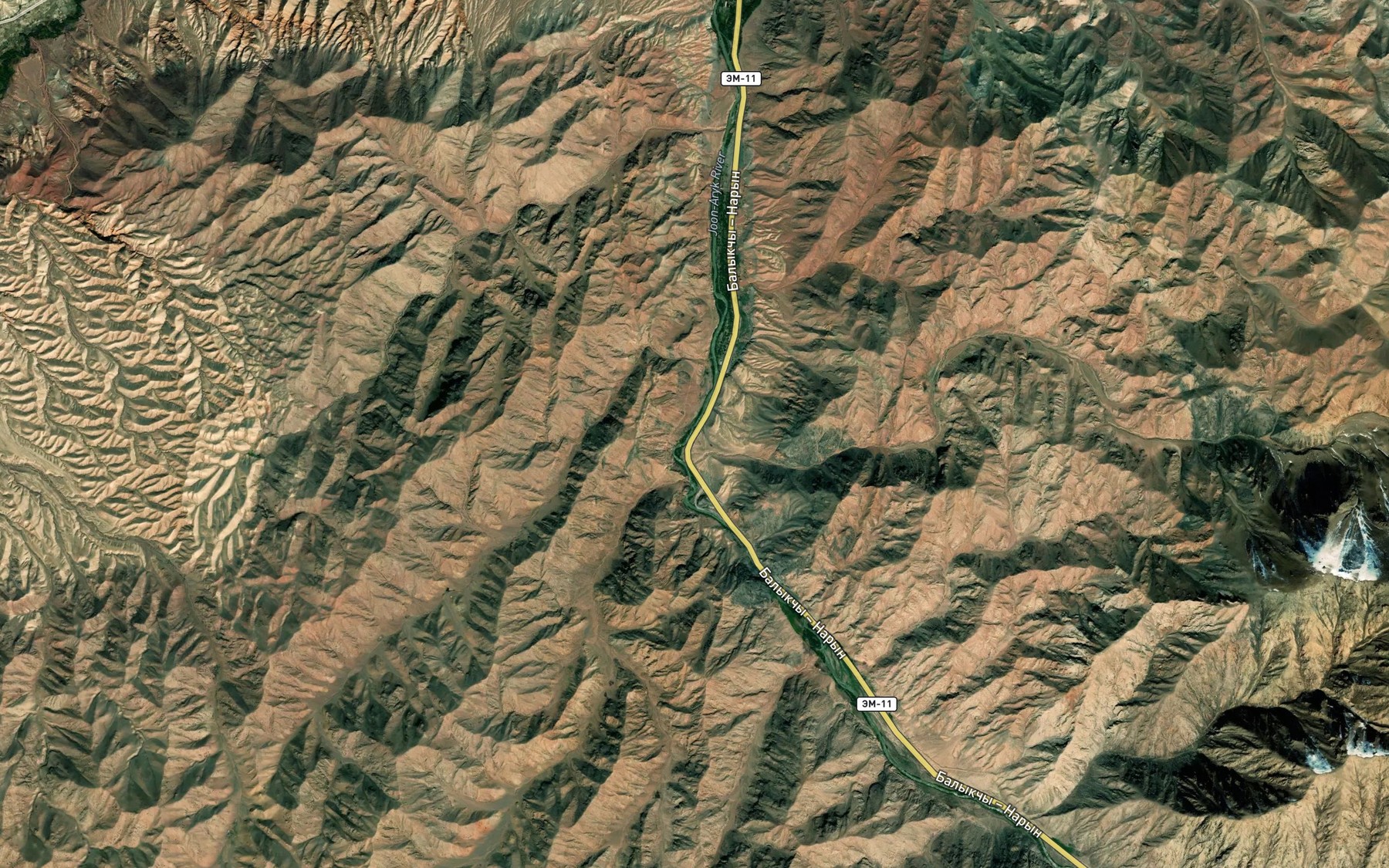Satellite map of the Kurchakukek Yuzhnyy