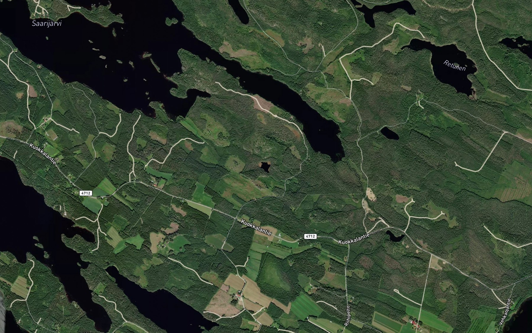 Satellite map of the Muurainlampi