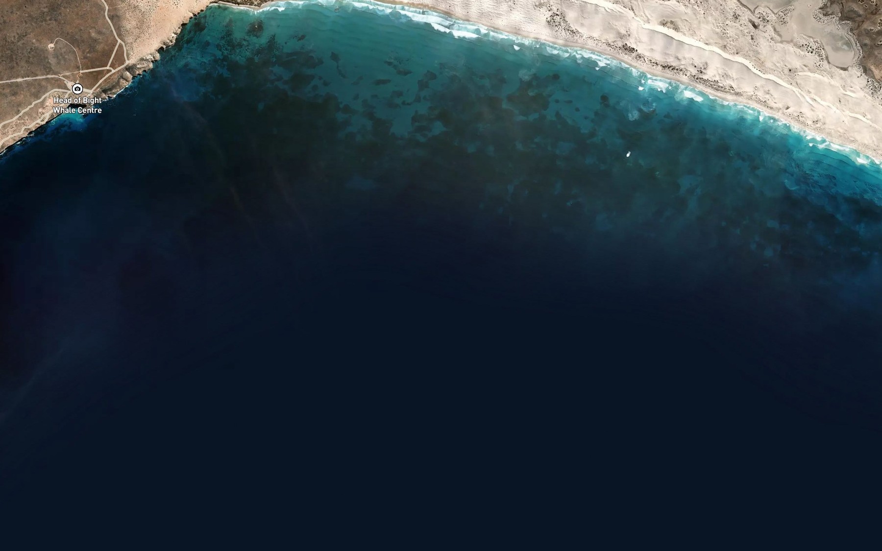 Satellite map of the Head of Great Australian Bight