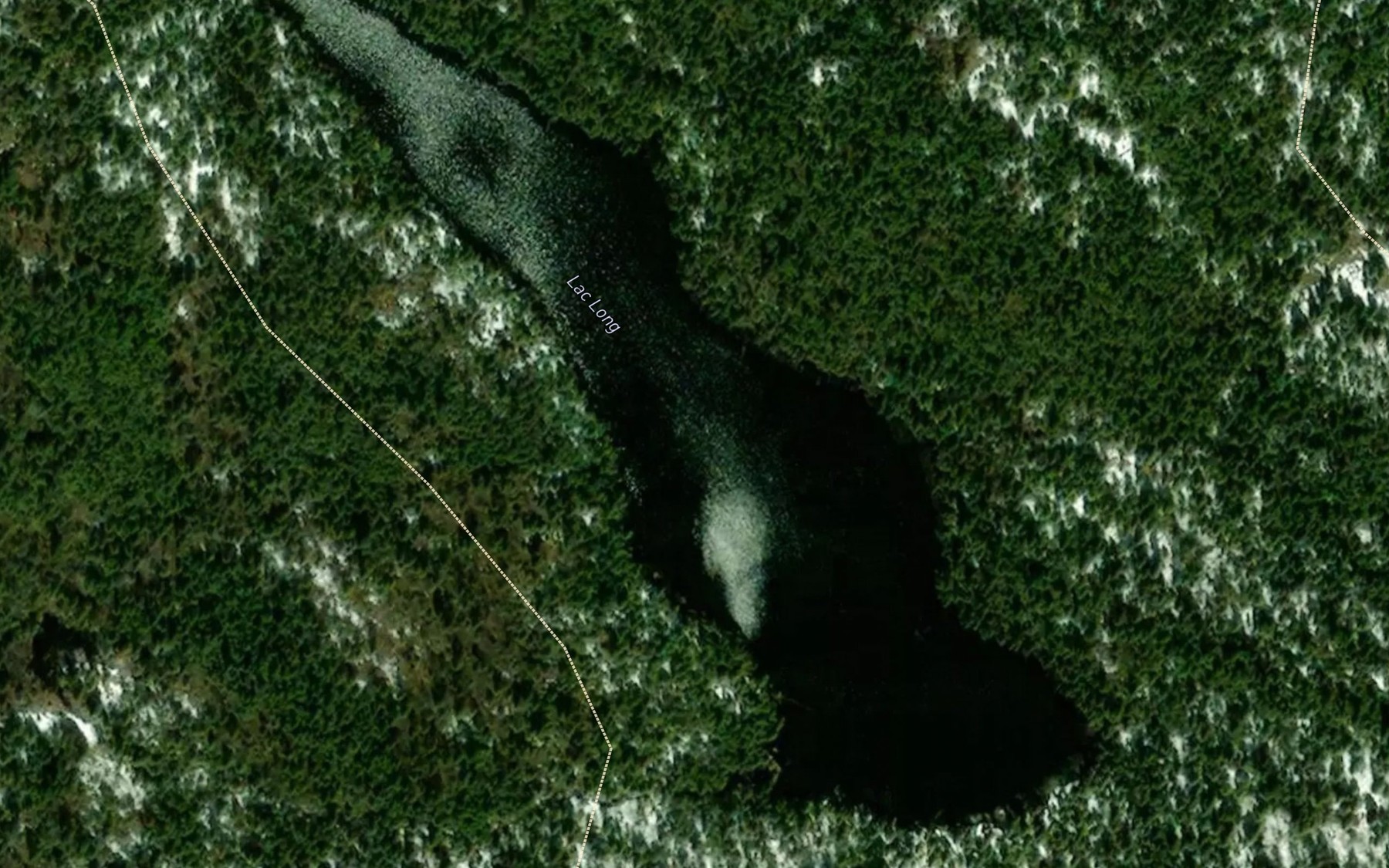 Satellite map of the Lac Long