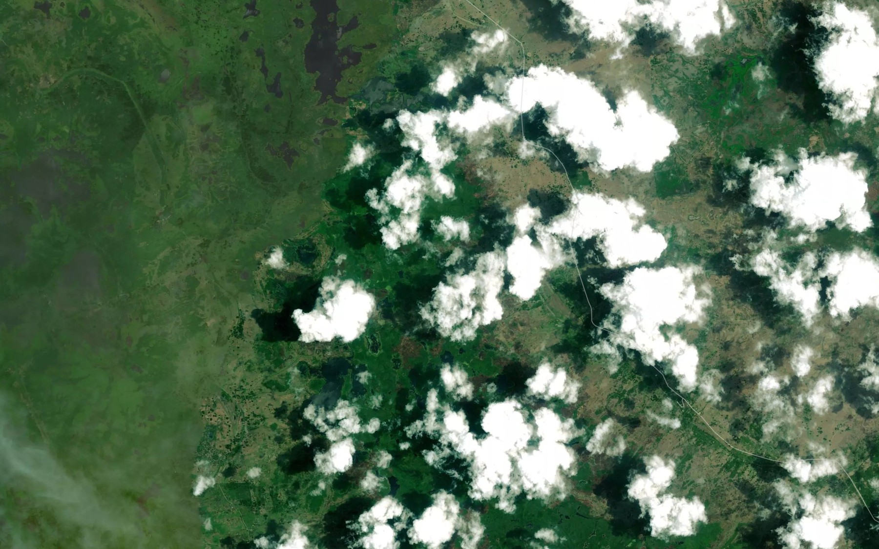 Satellite map of the Cienaga Nueva