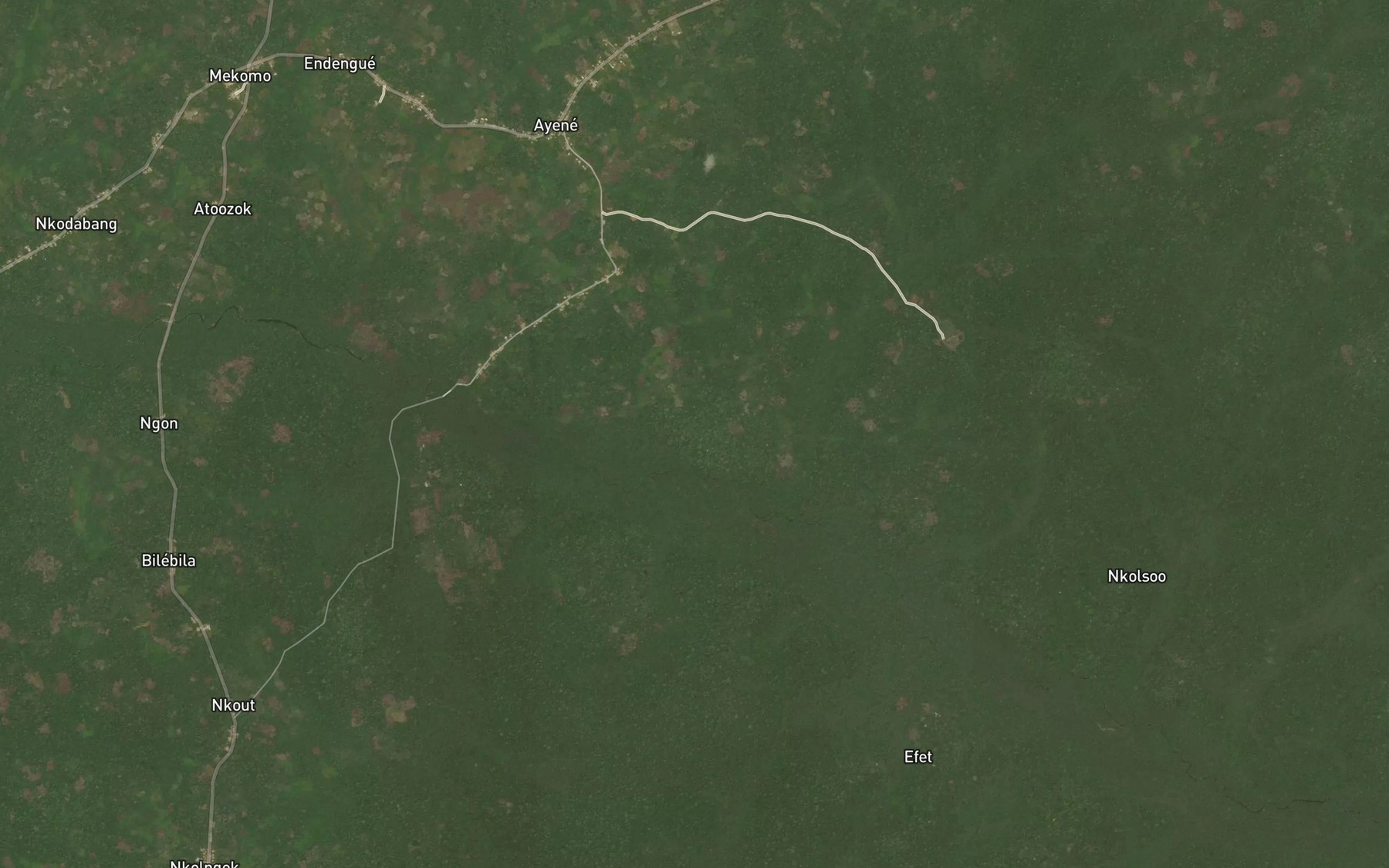 Satellite map of the Membe