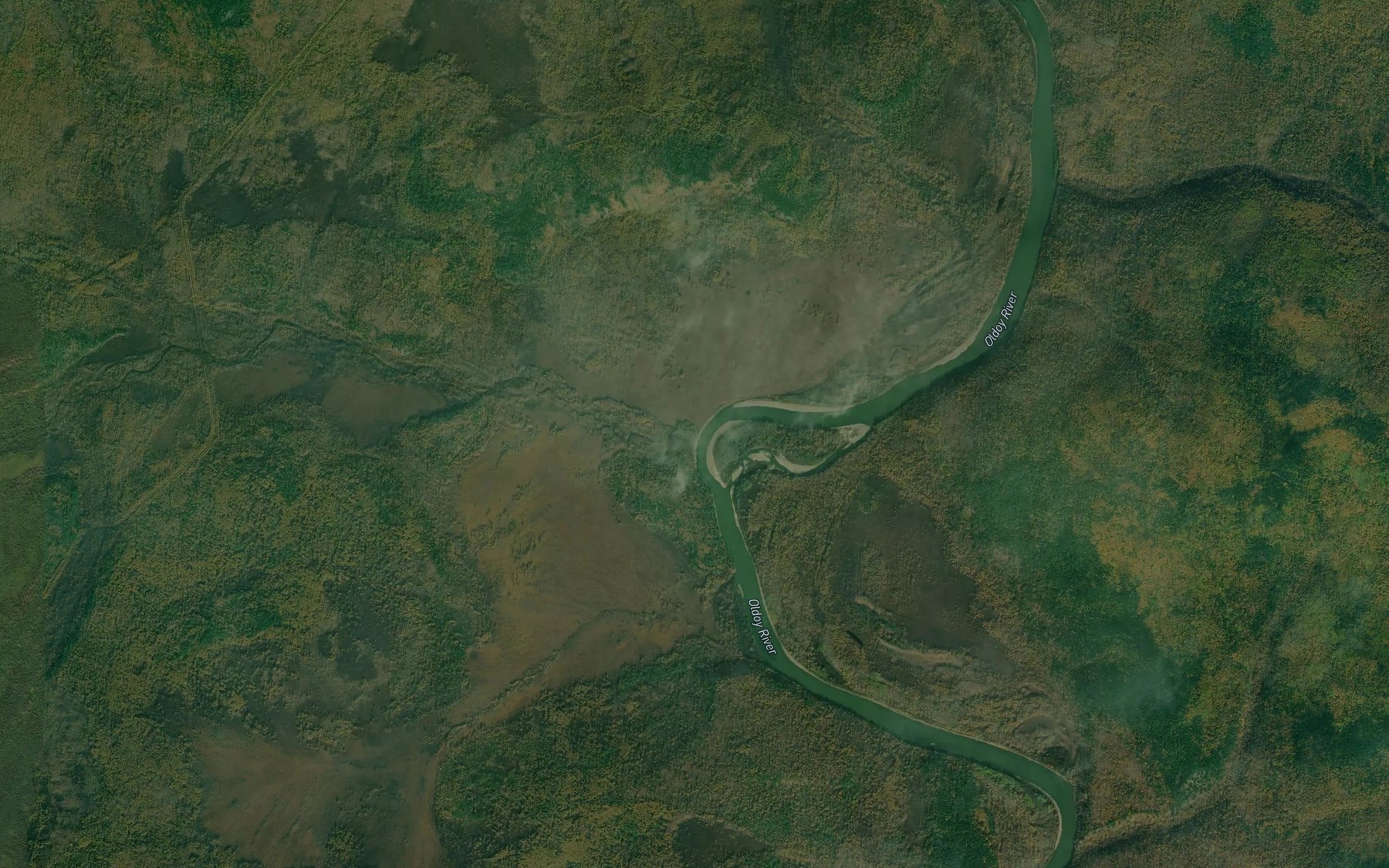 Satellite map of the Guran