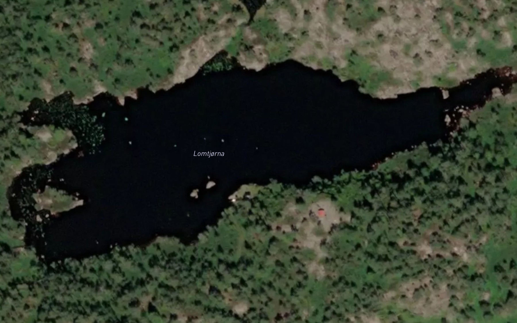 Satellite map of the Lomtjorna