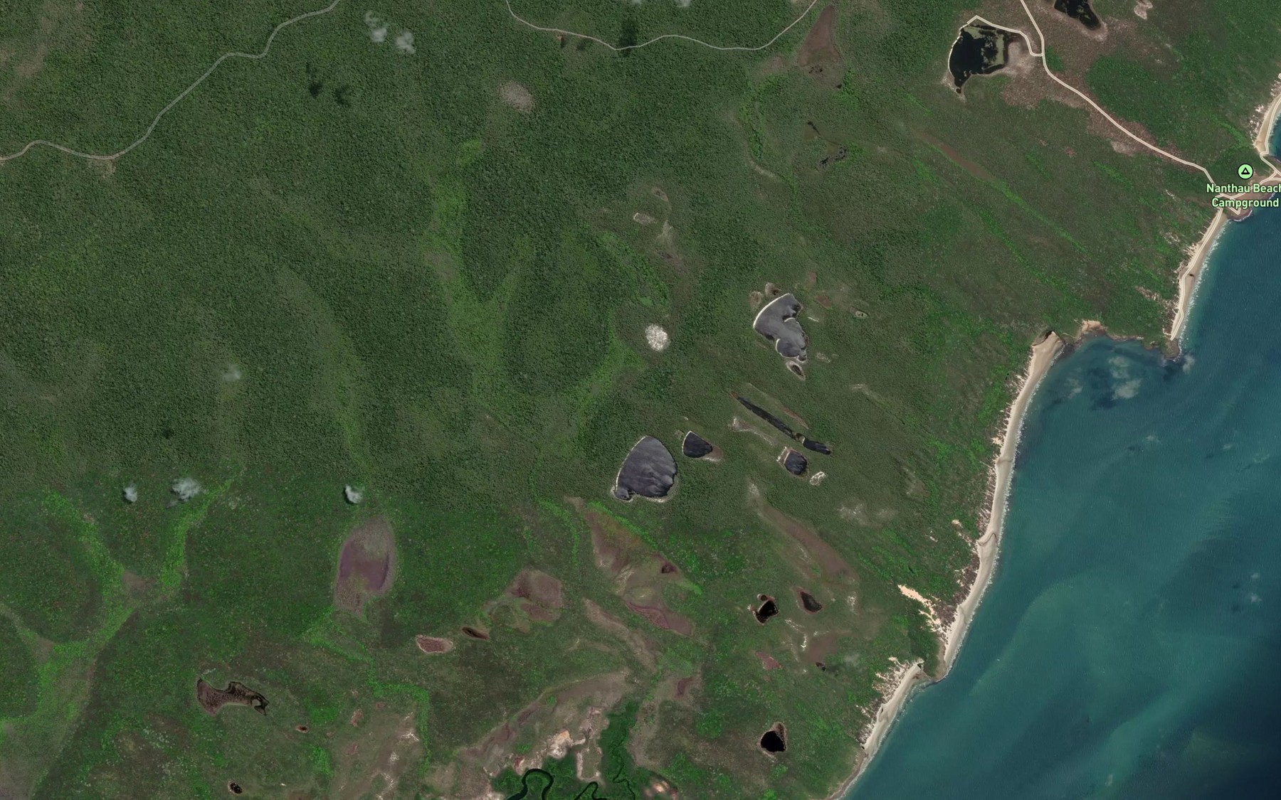 Satellite map of the Lake Sapaginya