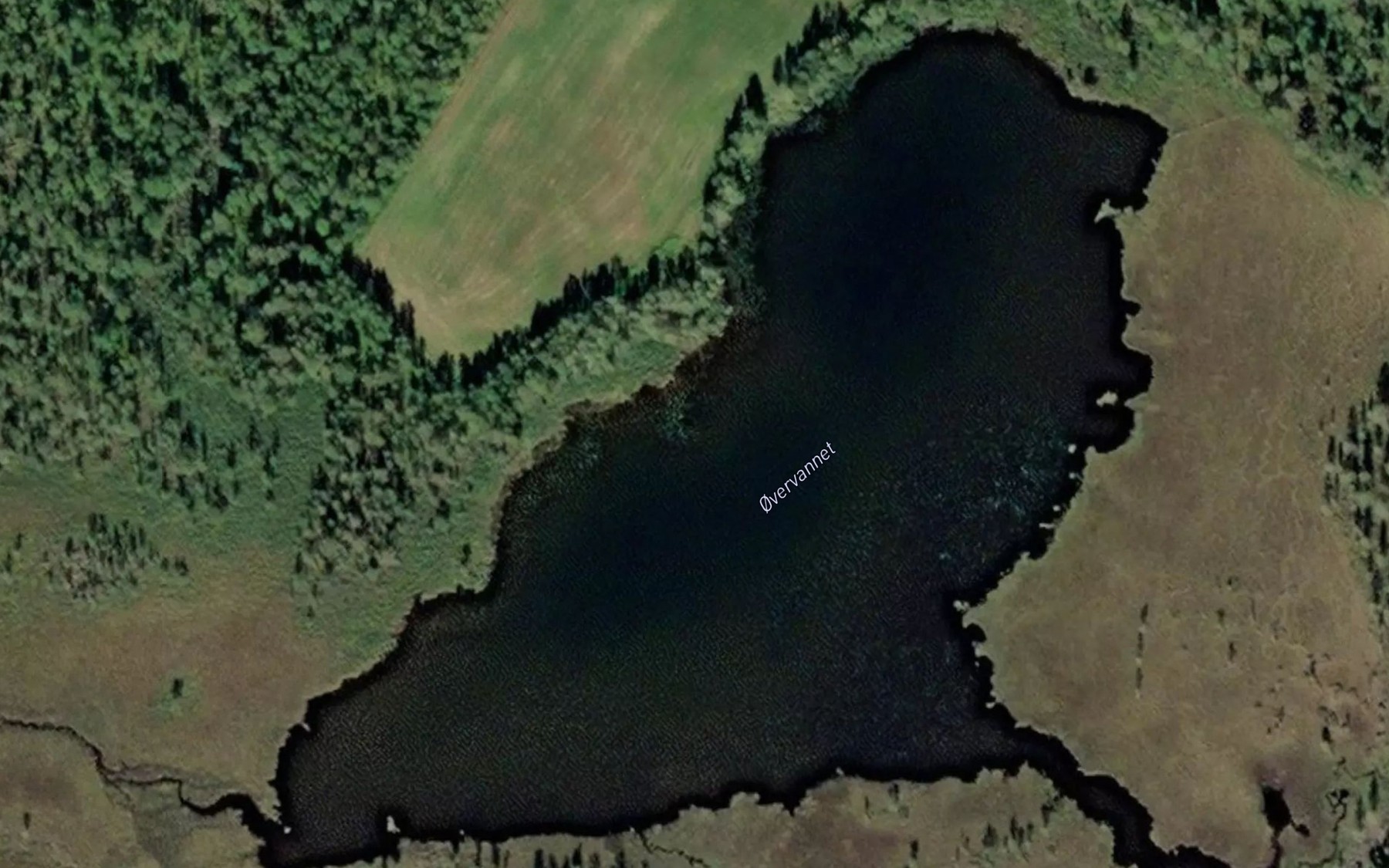 Satellite map of the Overvannet