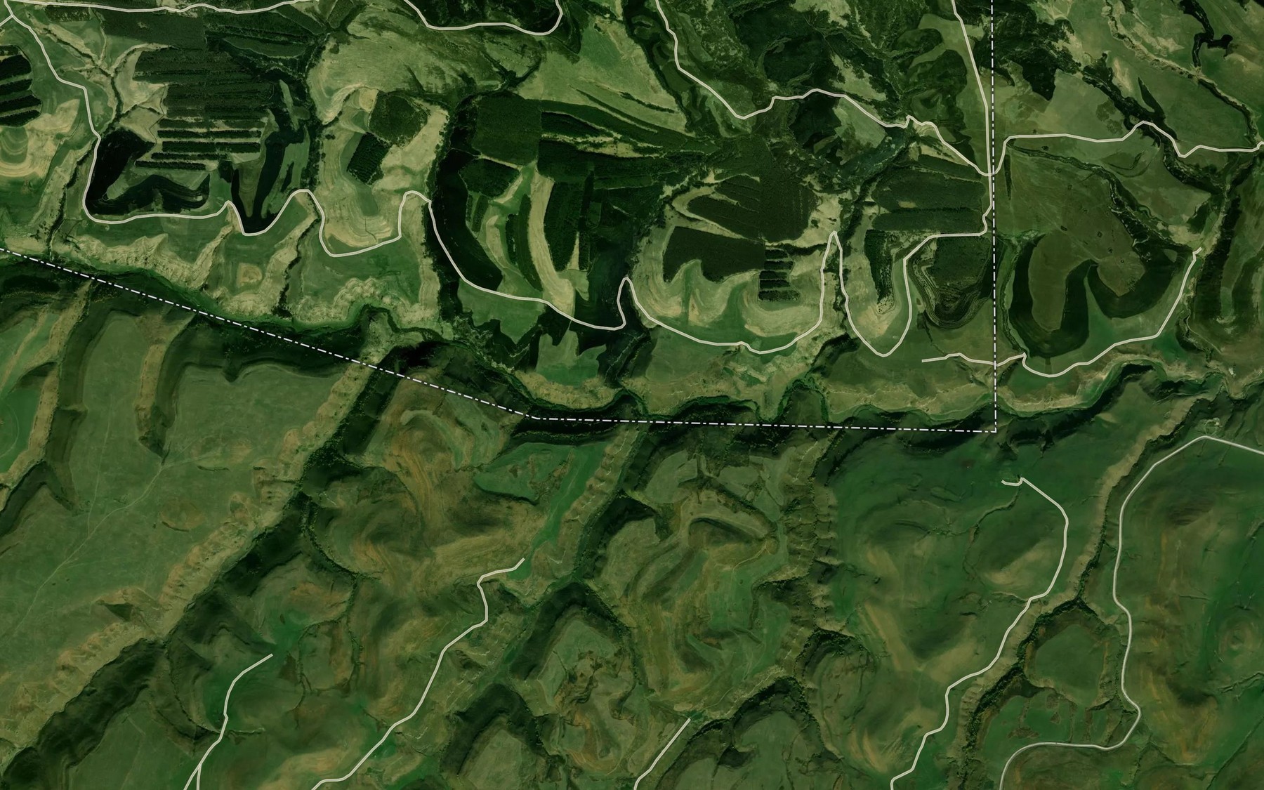 Satellite map of the Tara-Kol