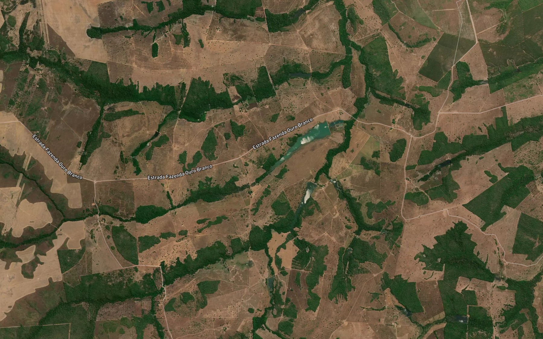 Satellite map of the Corrego Buritirana