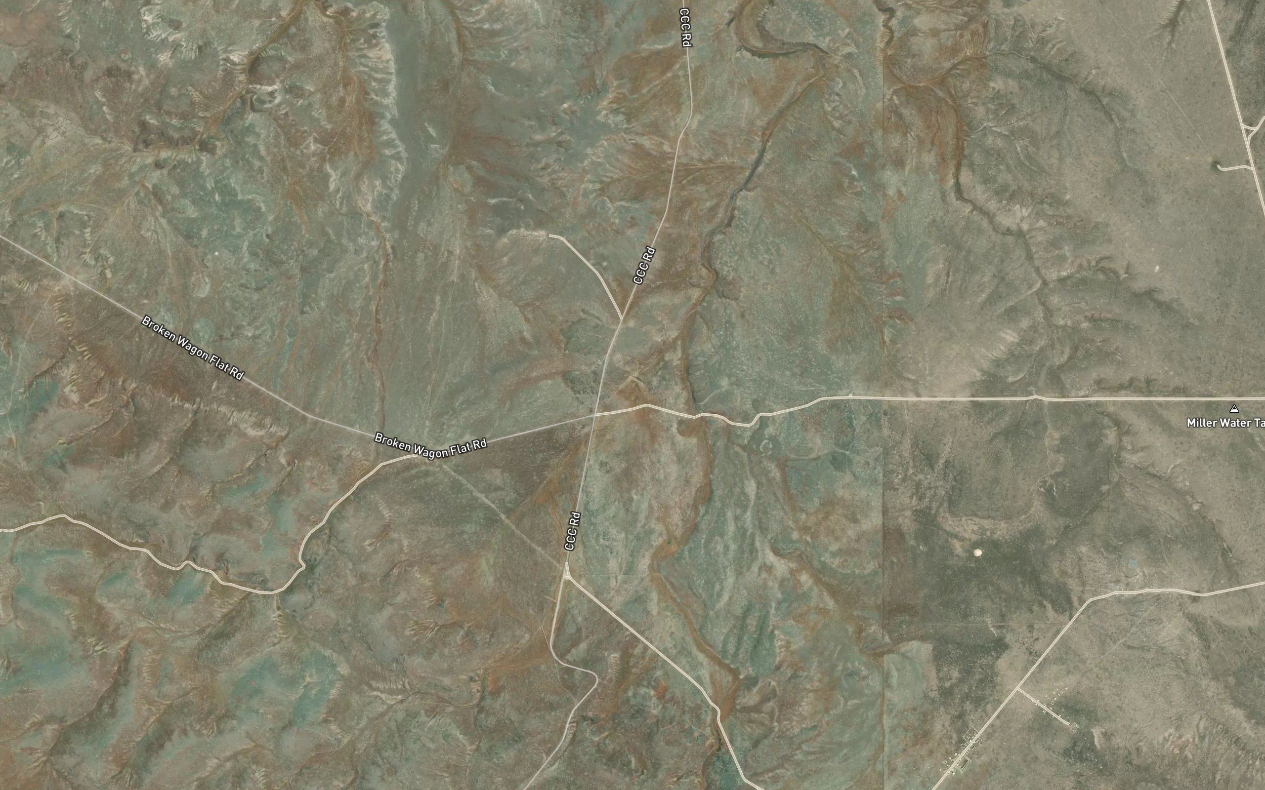 Broken Wagon Flat Reservoir