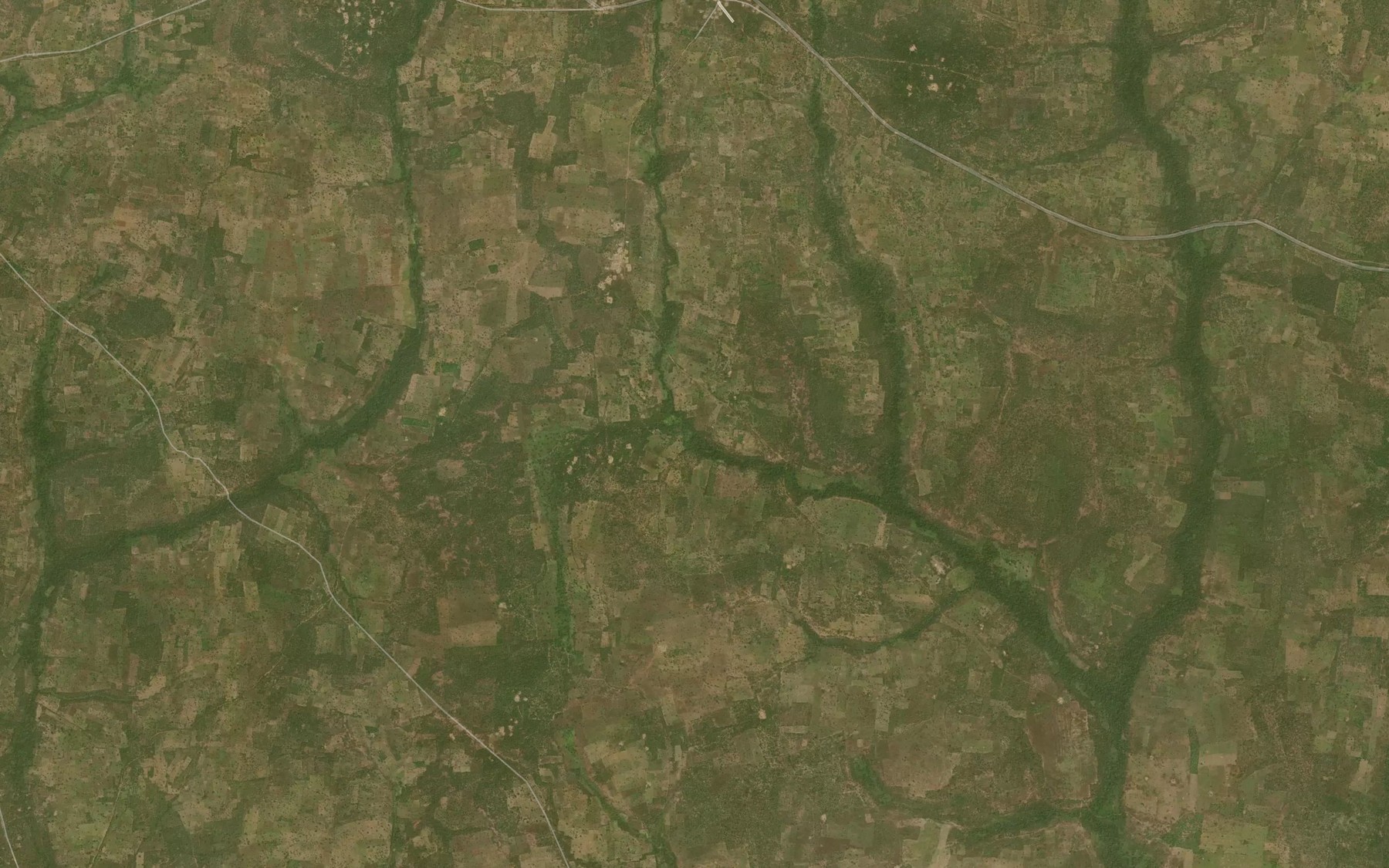 Satellite map of the River Bunnuki