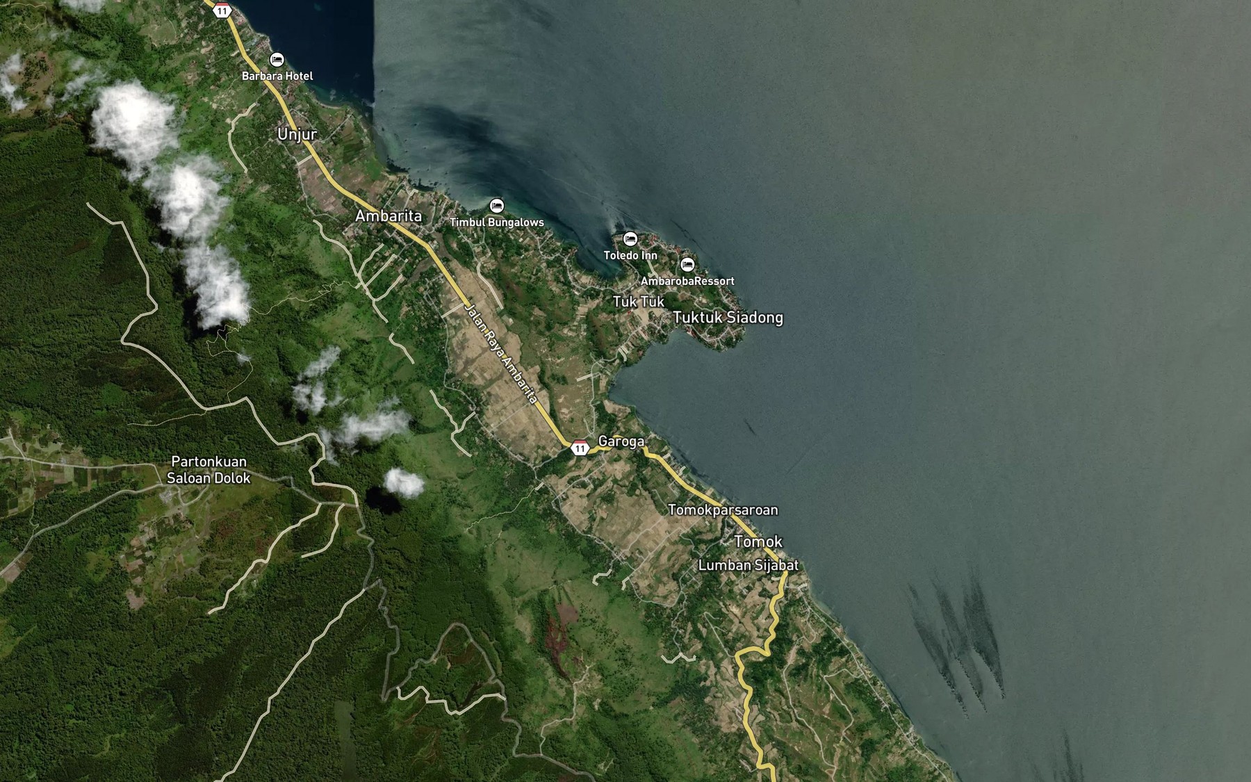 Satellite map of the Holbung Sikkam