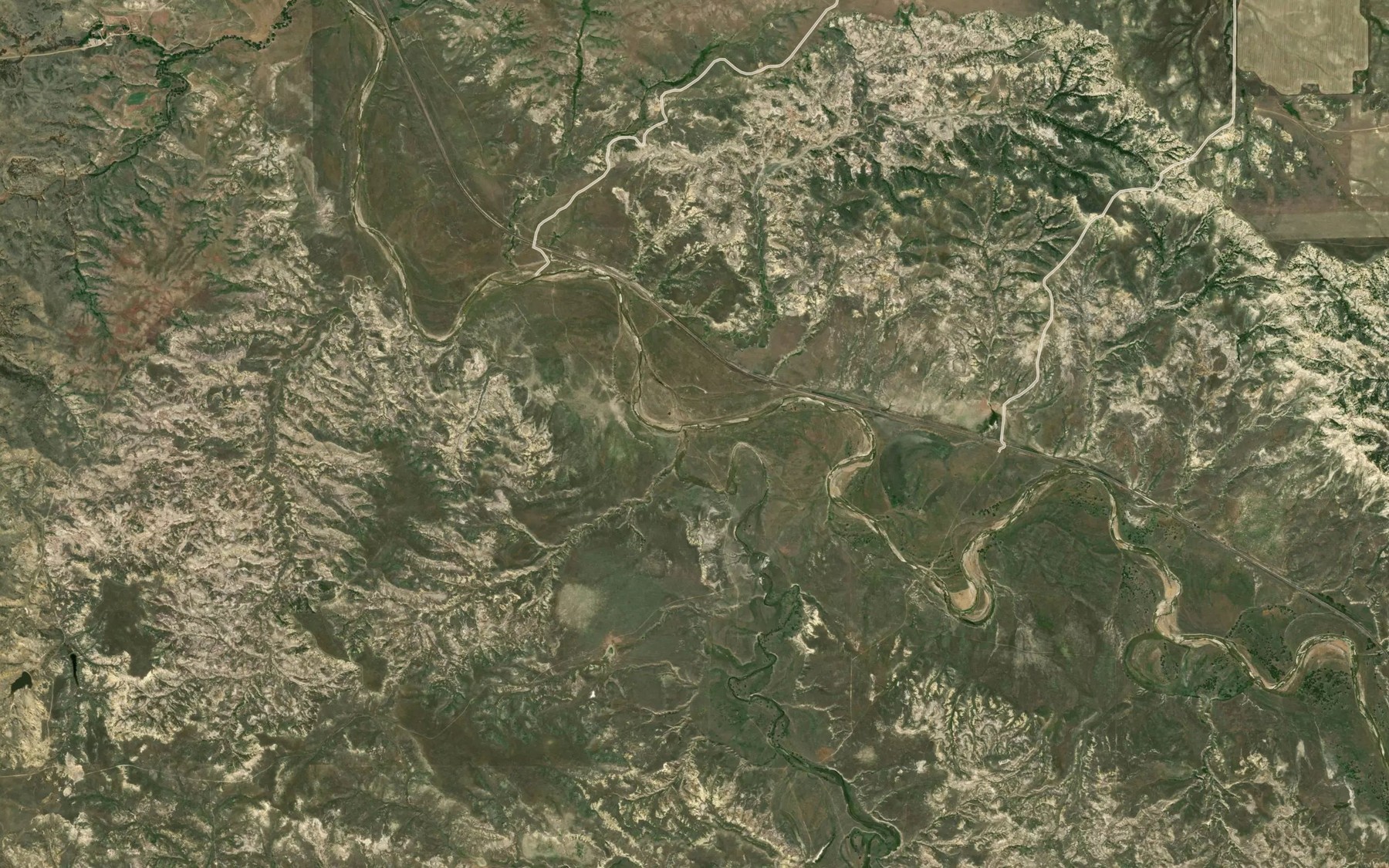 Satellite map of the Whitney Creek