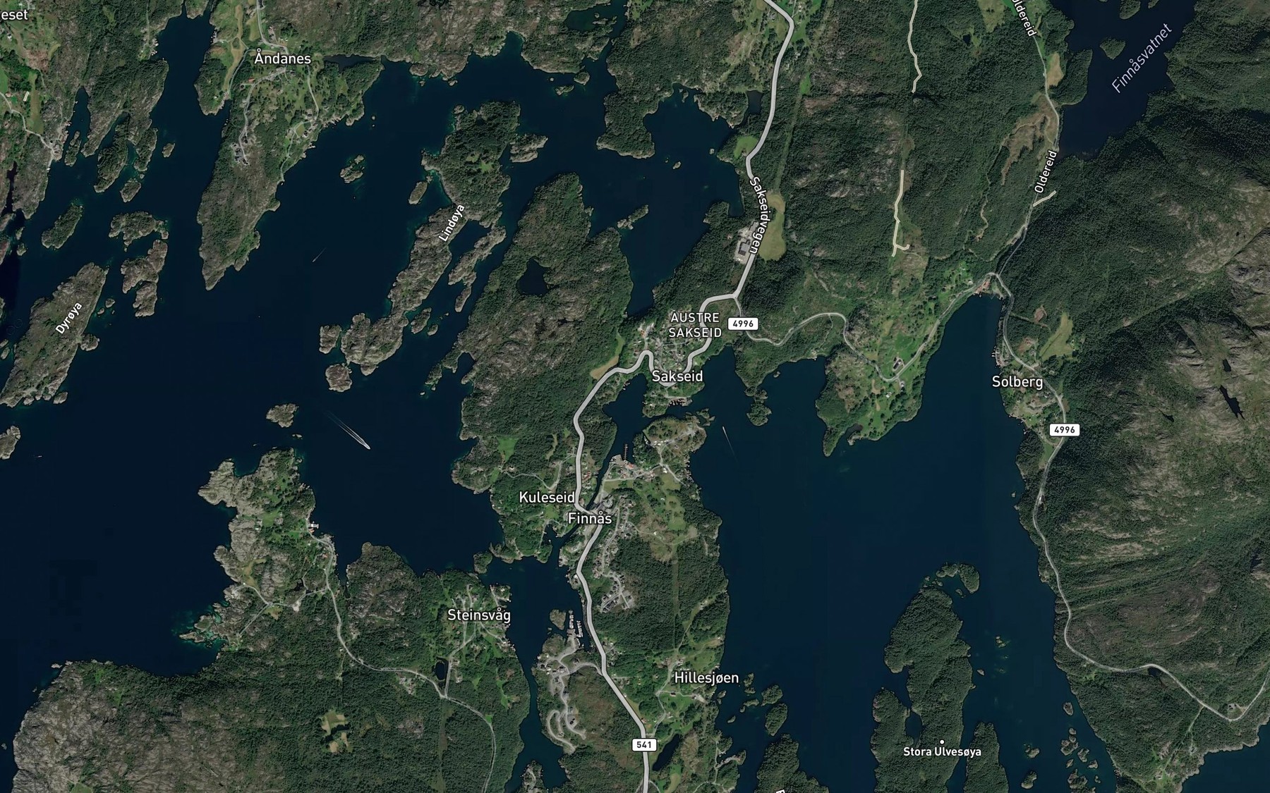 Satellite map of the Sakseidpollen