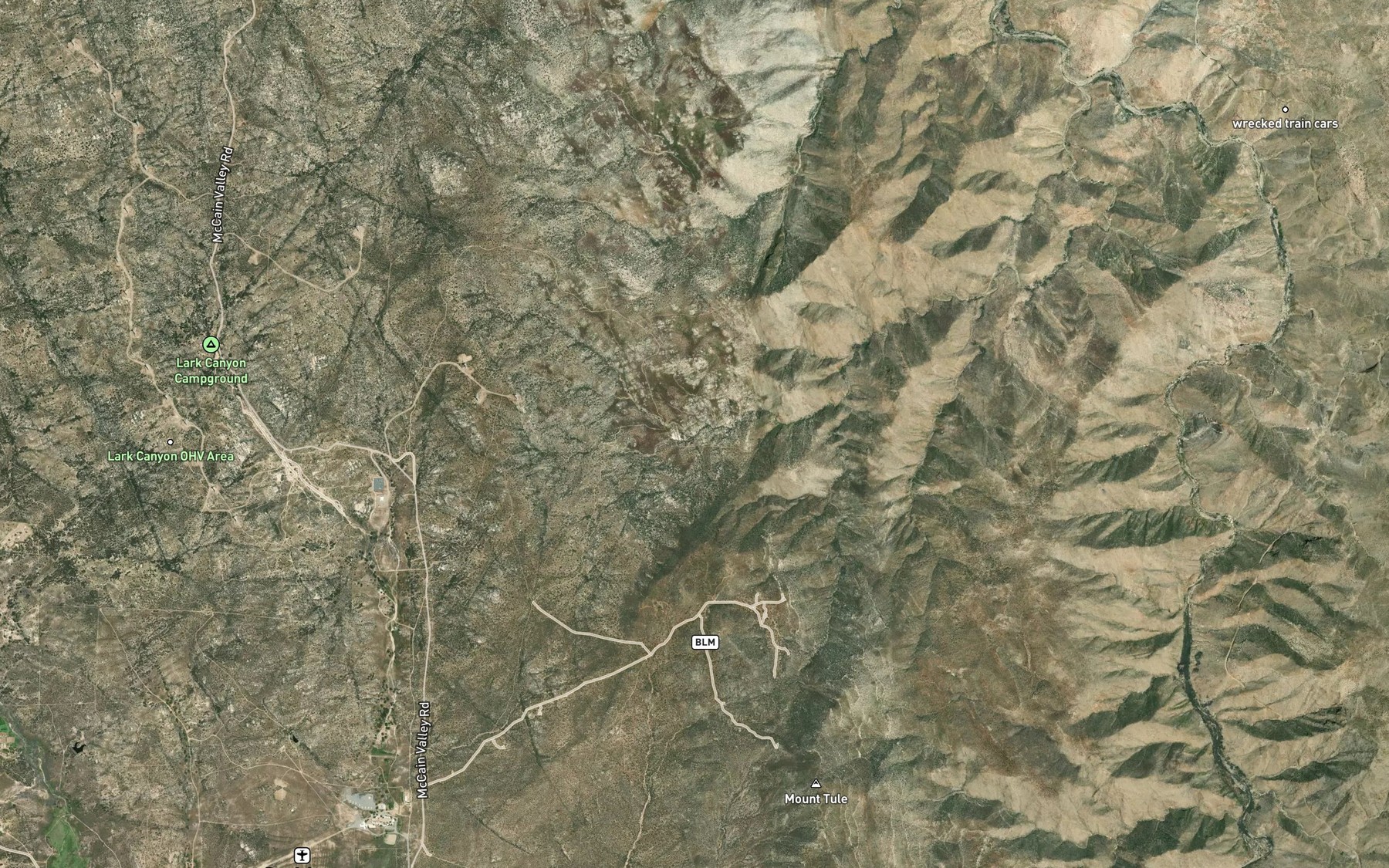 Satellite map of the Redondo Spring