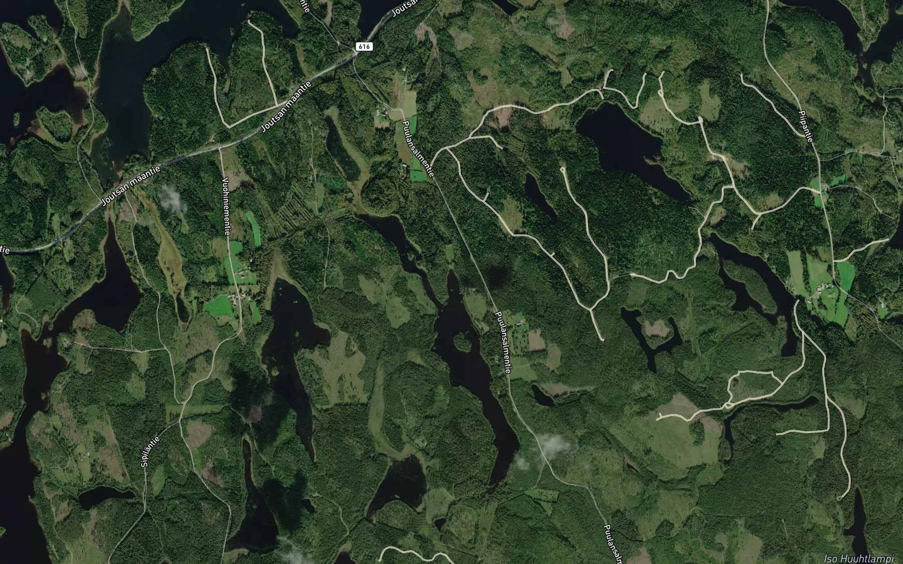 Satellite map of the Pirttilahti