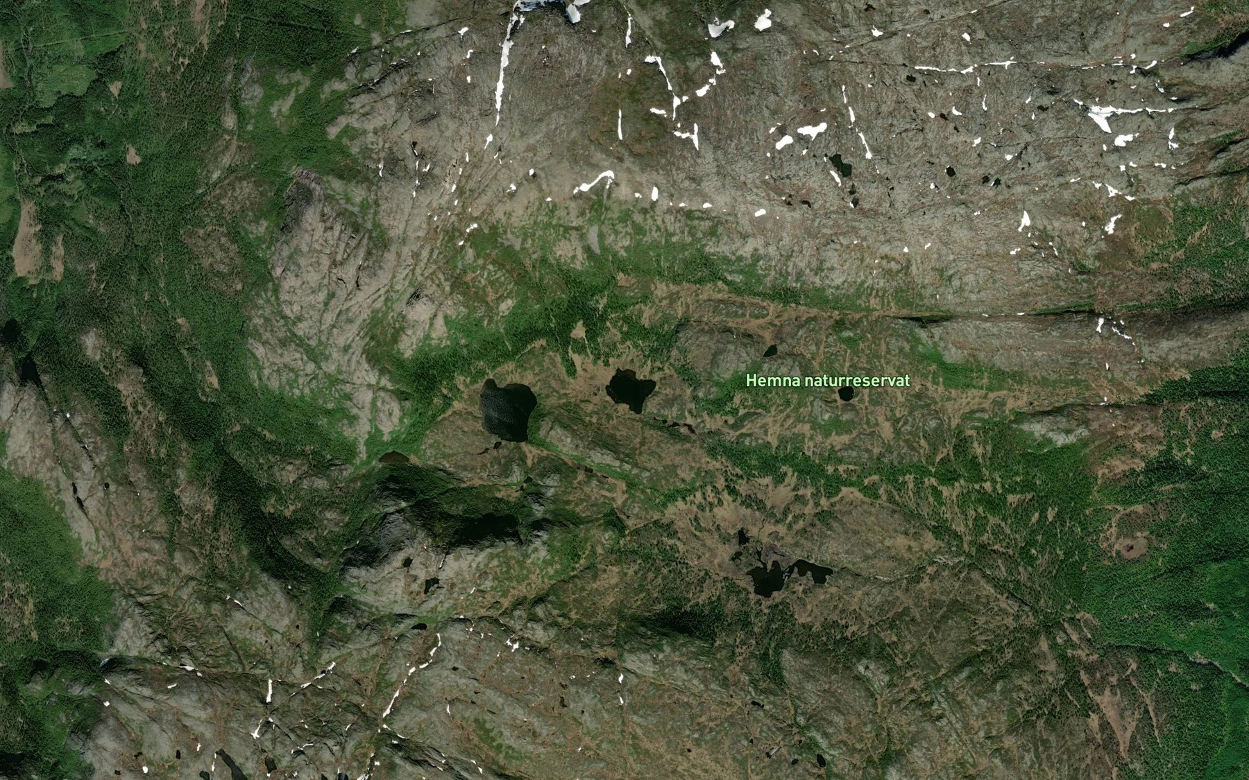 Satellite map of the Bjorkvatnet
