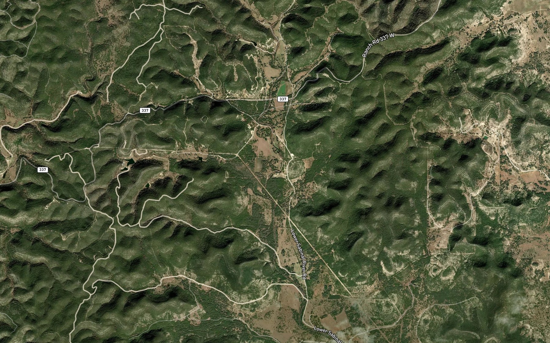 Satellite map of the Harris Spring