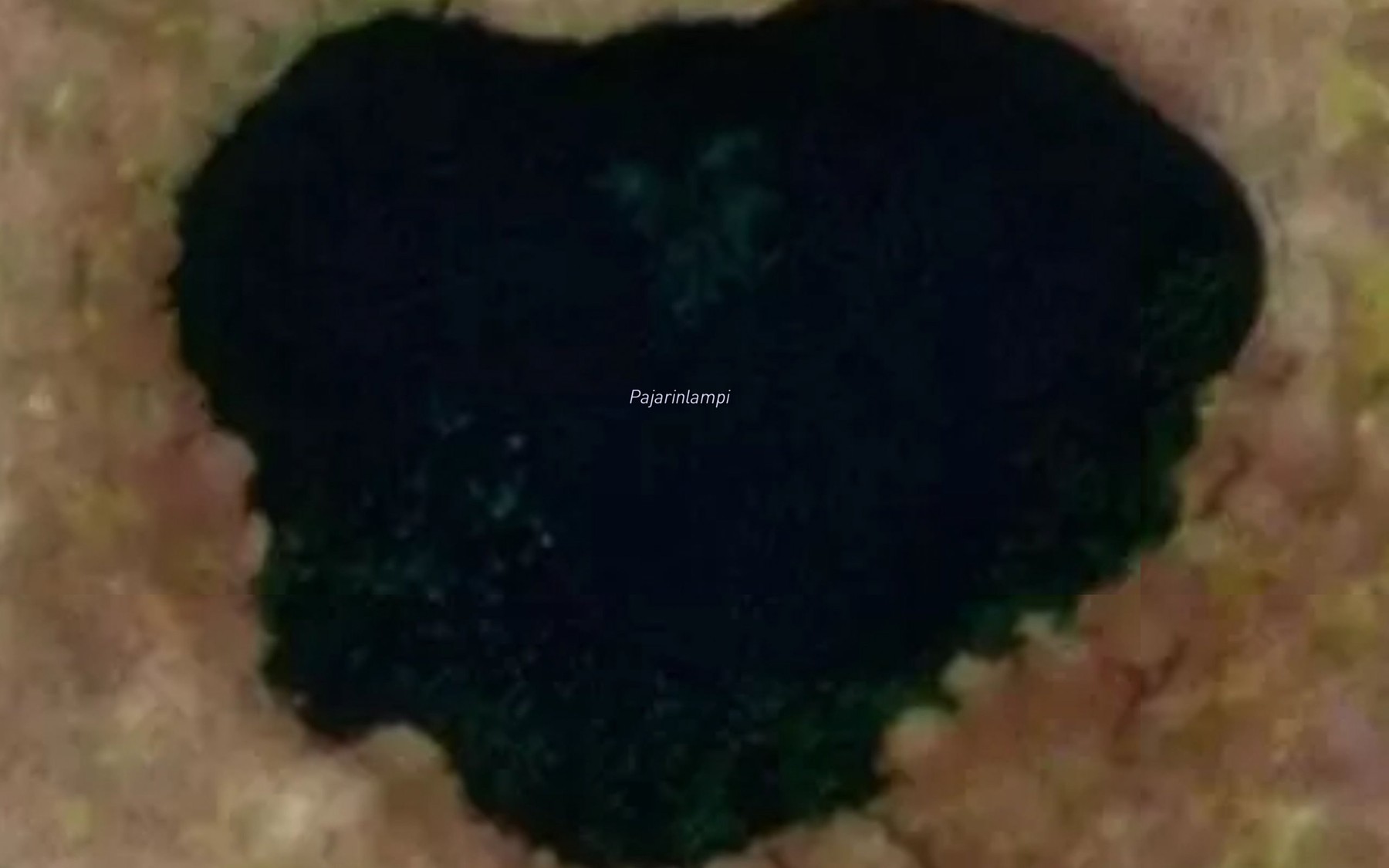 Satellite map of the Pajarinlampi