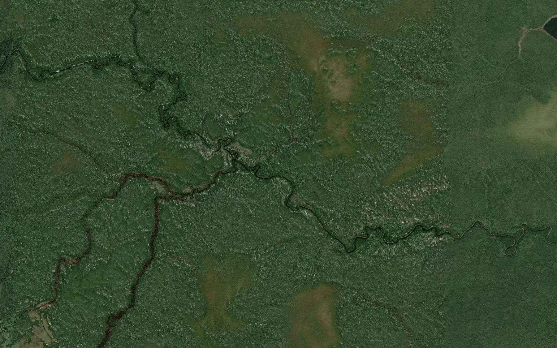 Satellite map of the Ogahalla Creek