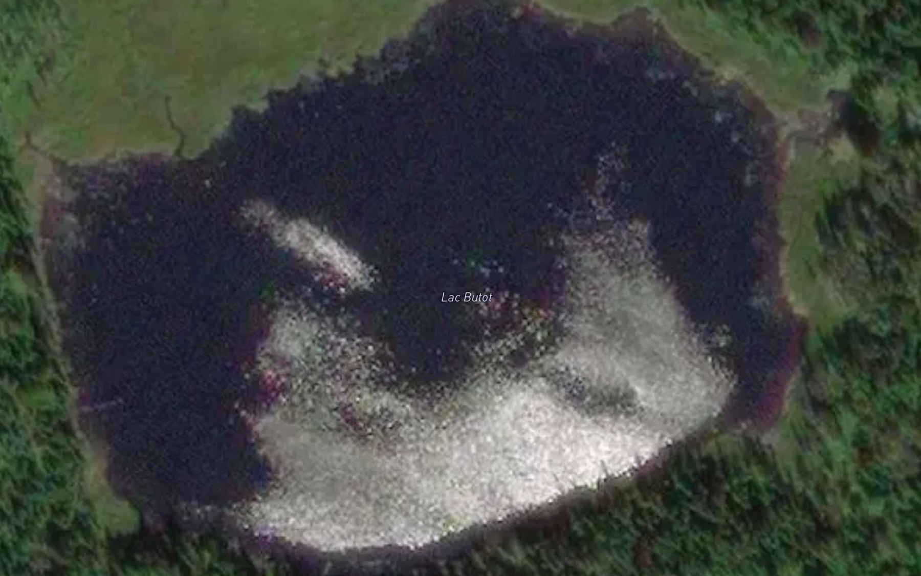 Satellite map of the Lac Butot