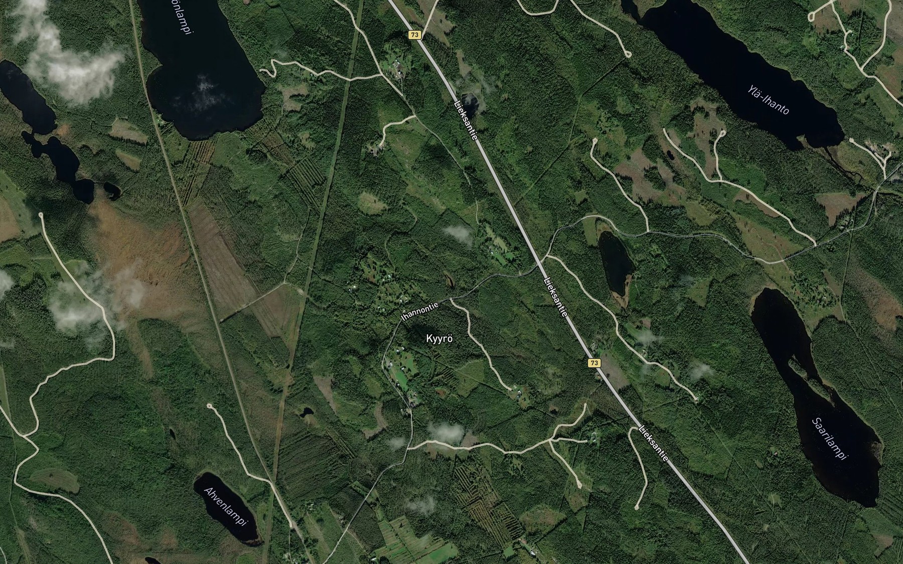 Satellite map of the Paskolampi