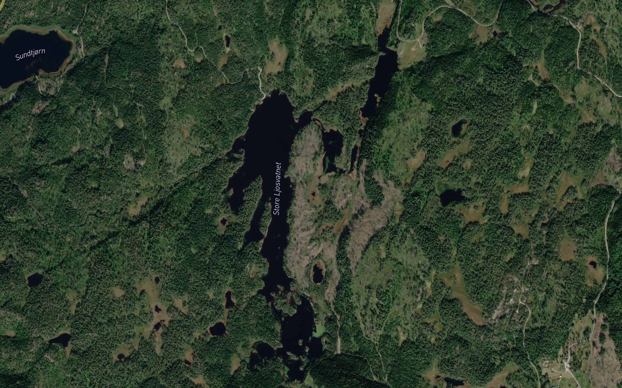 Ljosvatnet,store
