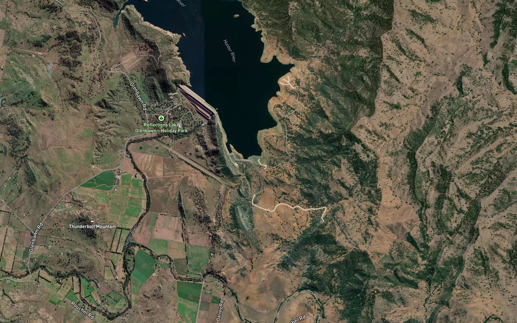 Satellite map of the Spot 1